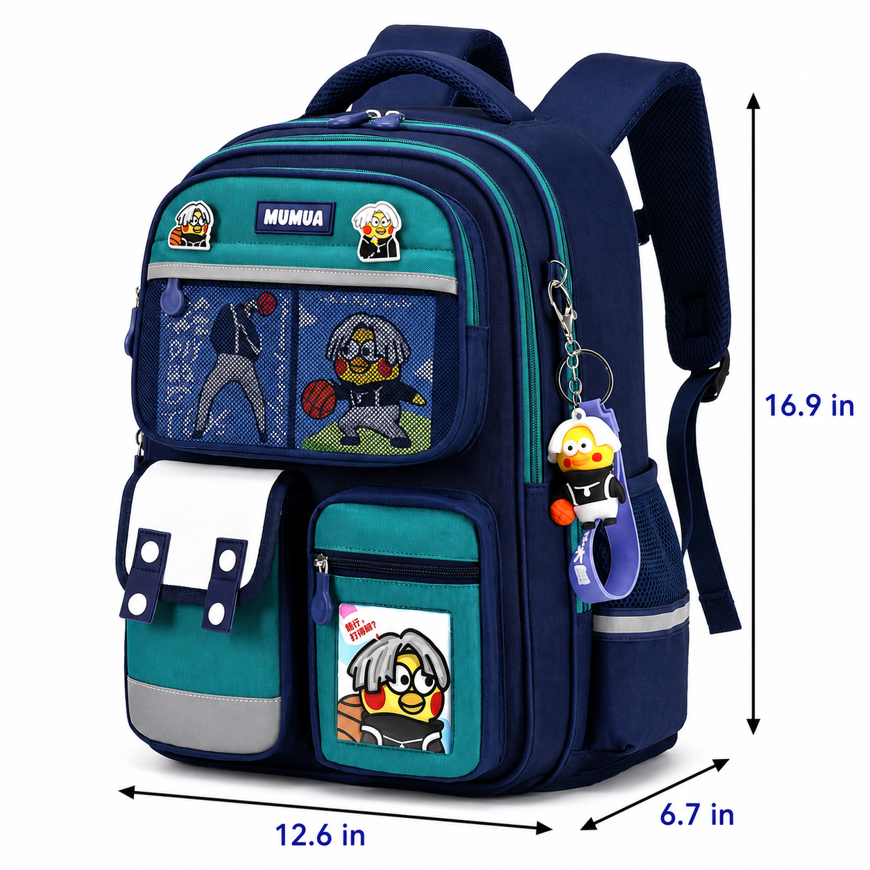 Basketball Sports Backpack | Large Capacity | Durable Oxford Fabric | Multi-Pocket Storage