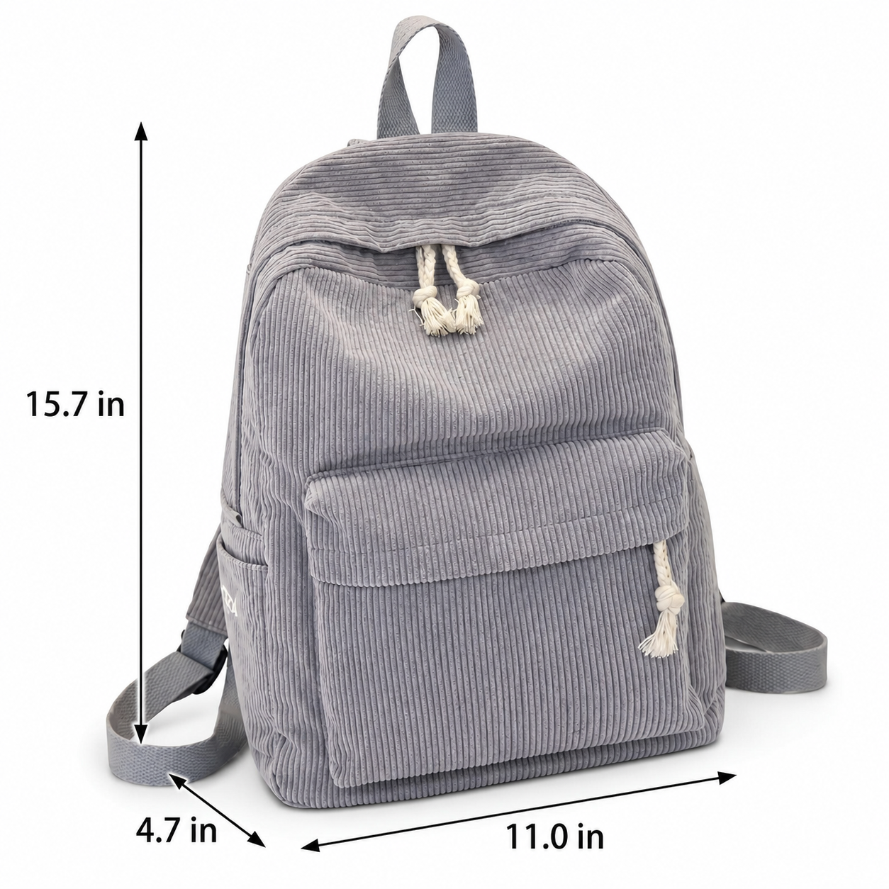 Personalised Corduroy Backpack | Embroidered Name | Unisex | School Backpack