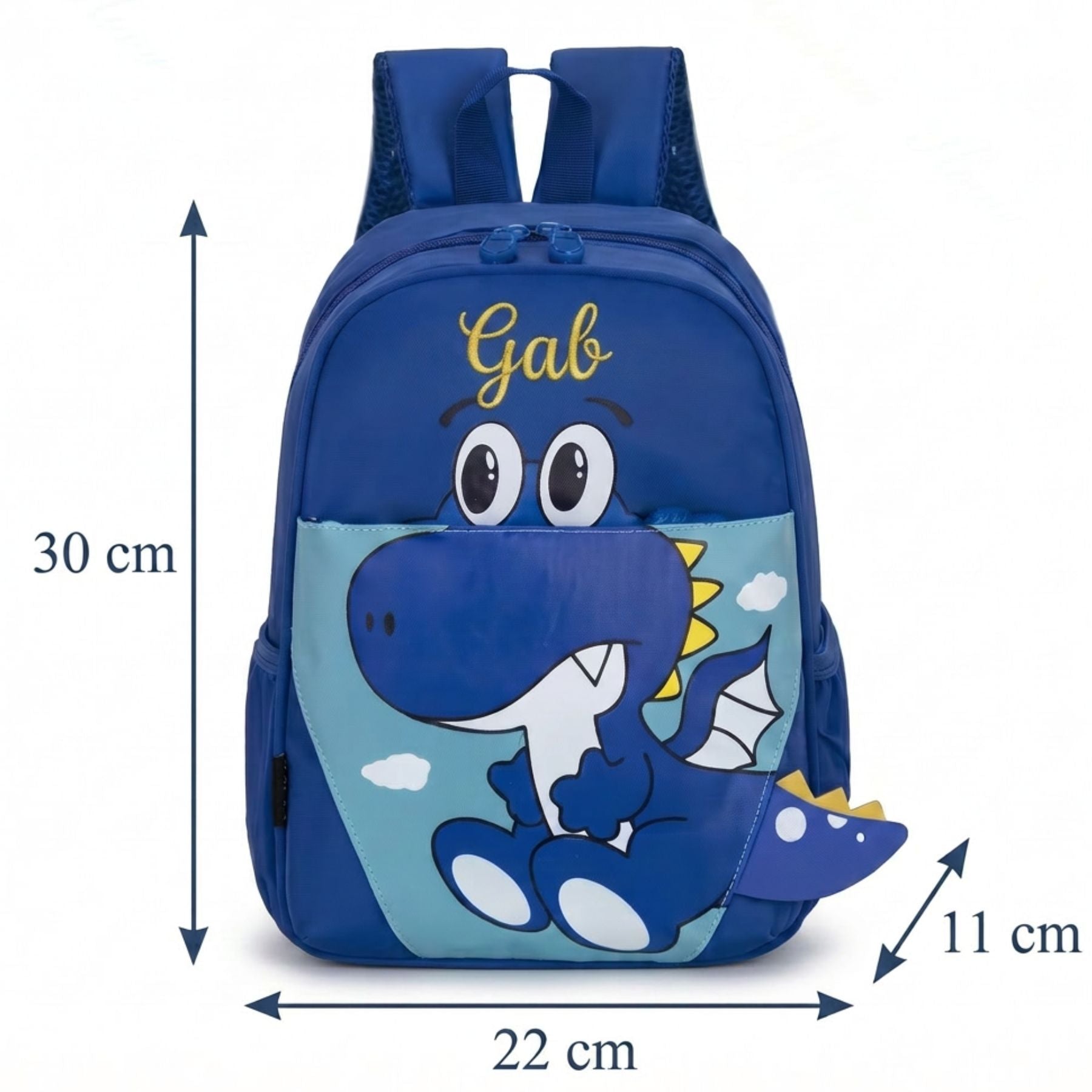 Cartable Dinosaure Personnalisé avec Prénom Brodé | Nylon résistant | Cartable Maternelle Enfant