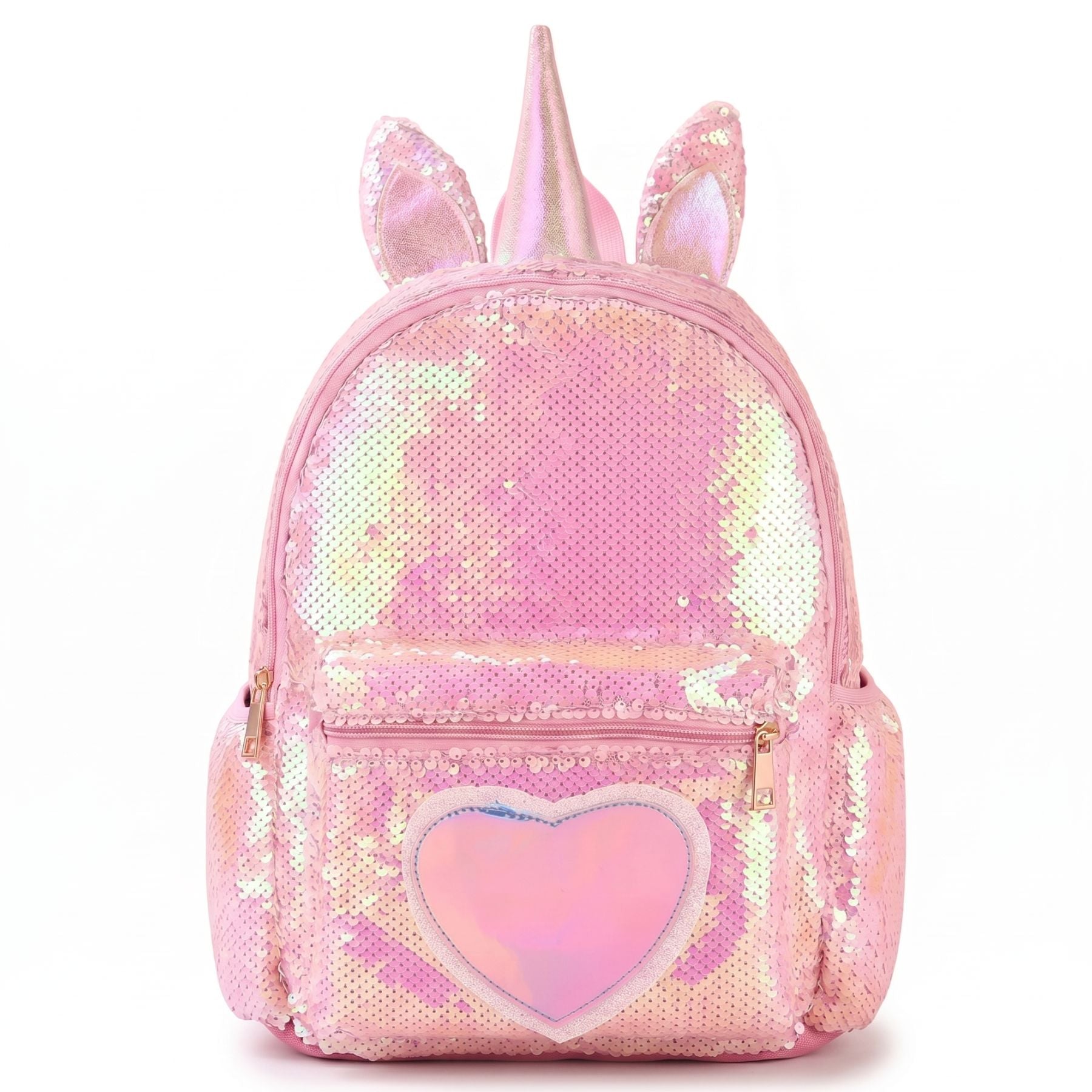 Cartable Licorne à Paillettes Réversibles | Grande Capacité | Maternelle & Primaire