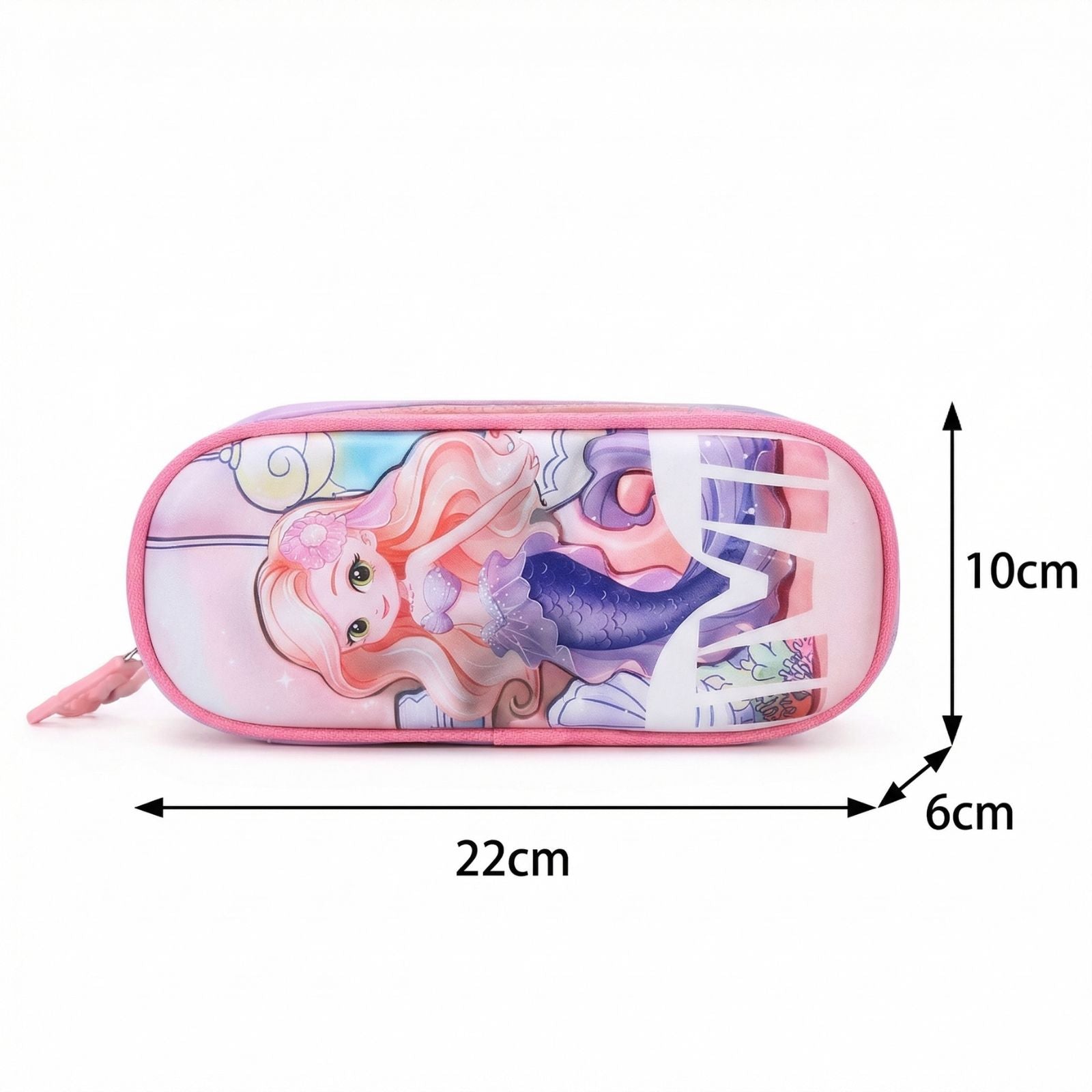 Cartable à Roulettes Fille | Motif Petite Sirène | Set 3 Pièces | Imperméable École Primaire