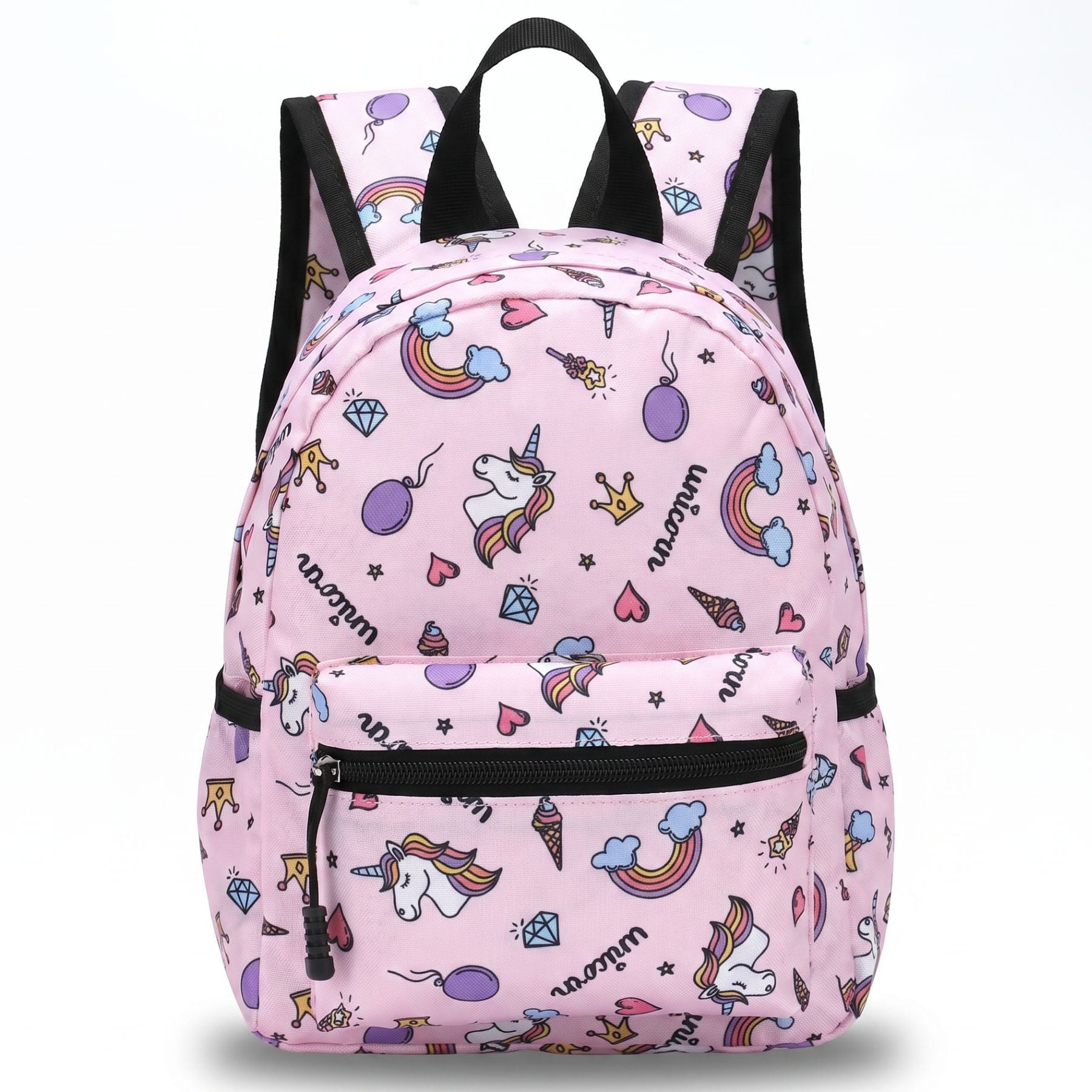 Cartable licorne rose | Tissu Oxford résistant | Port confortable