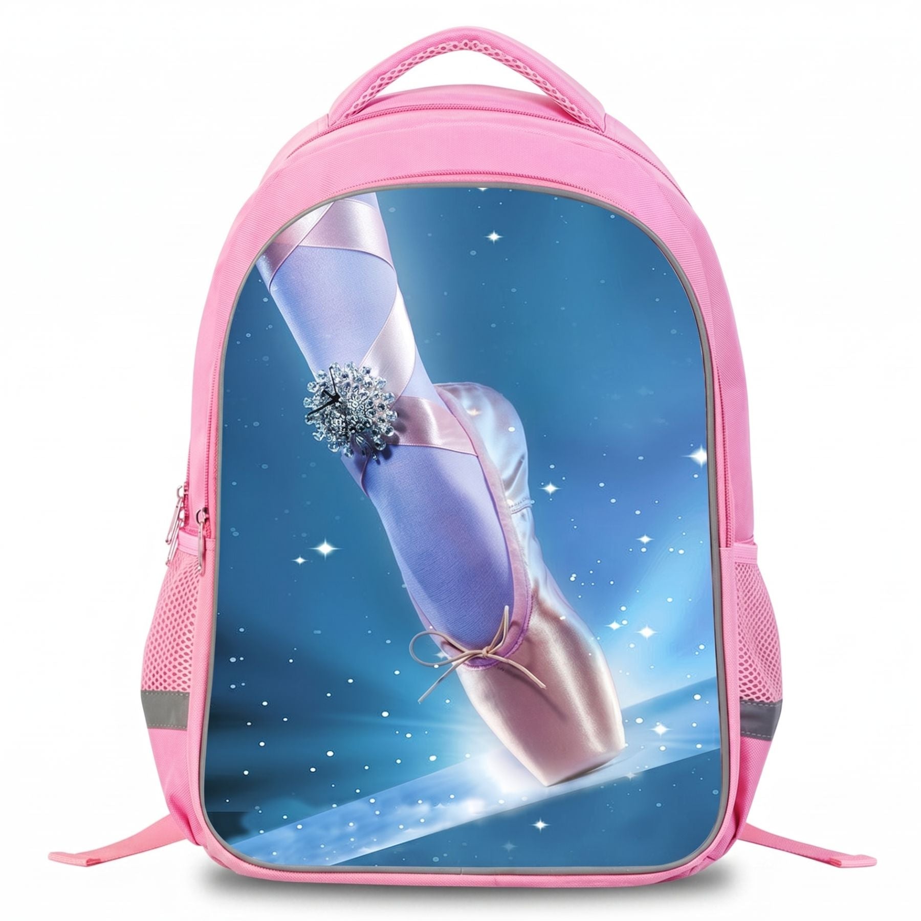 Cartable fille ballerine | Double compartiment | Tissu polyester résistant