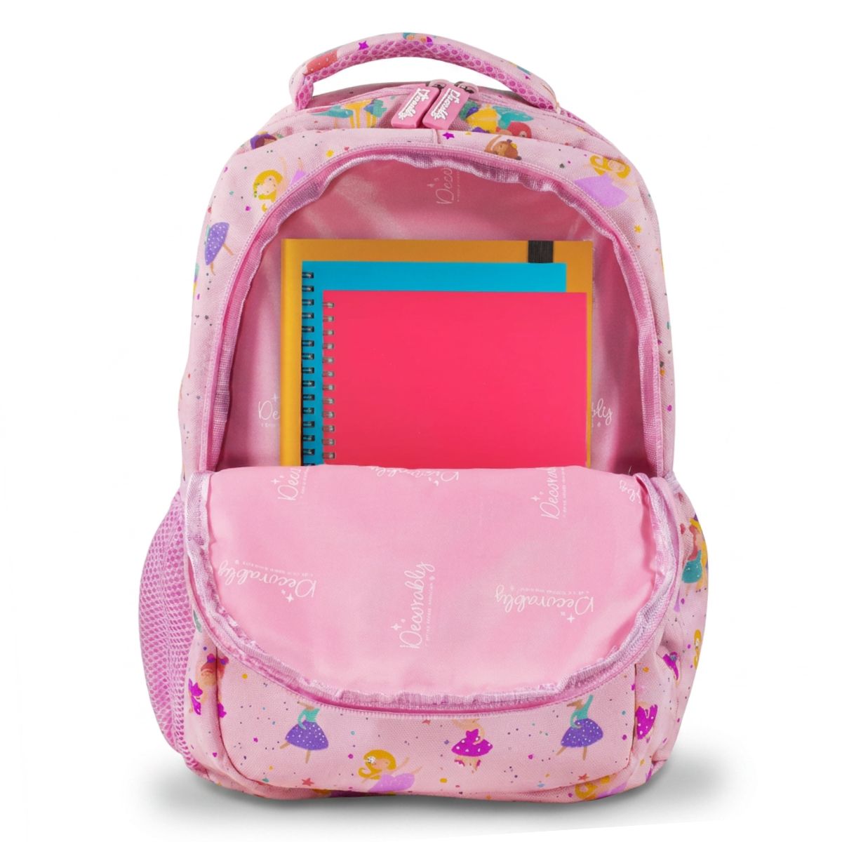 Cartable pour fille ballerine pailleté | Compartiments pratiques | Polyester résistant