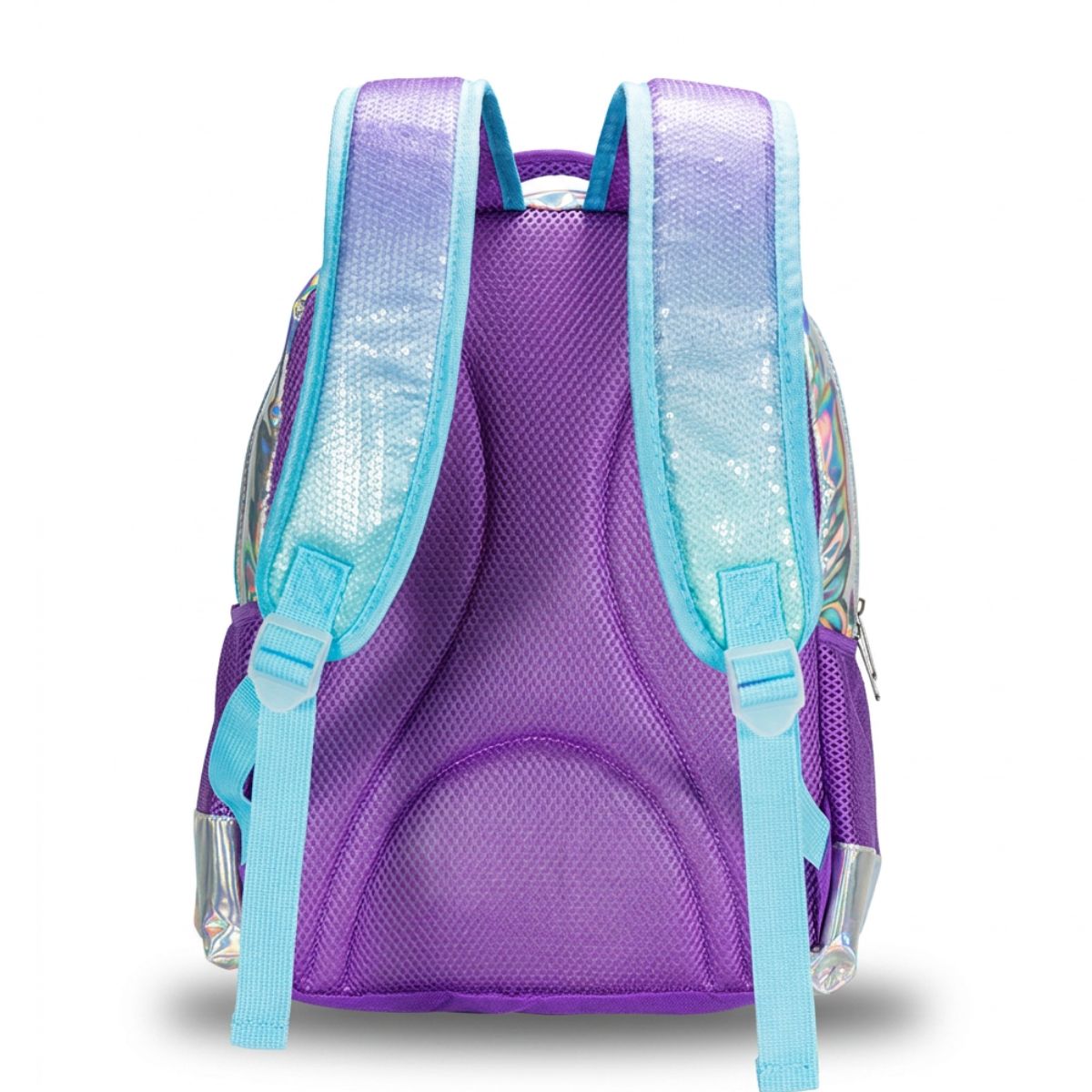 Cartable fille sirène violette | Kit 3 pièces (cartable + lunch bag + trousse) | Oxford résistant