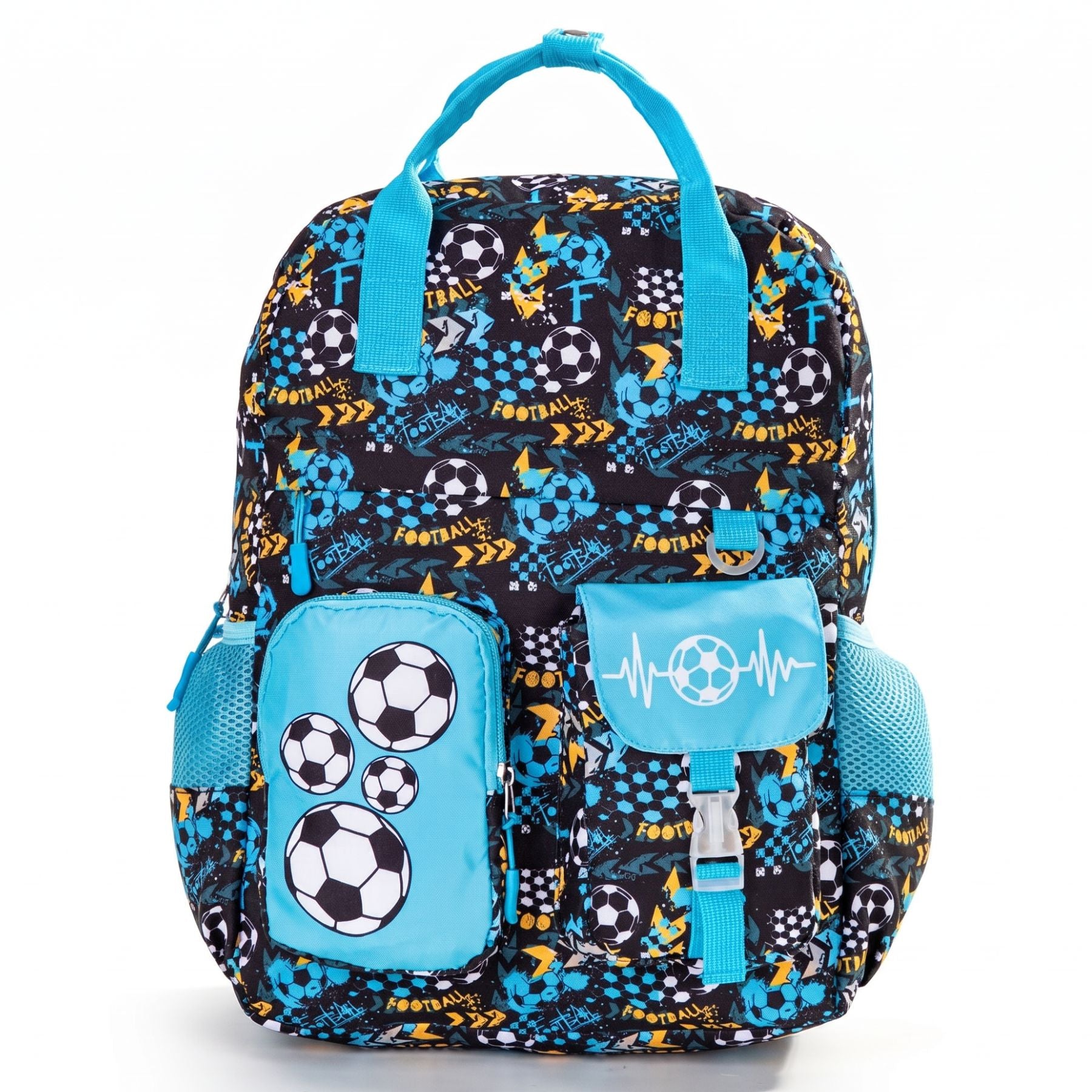 Cartable football pour garçon | Tissu Oxford résistant | Multiples rangements | Port confortable
