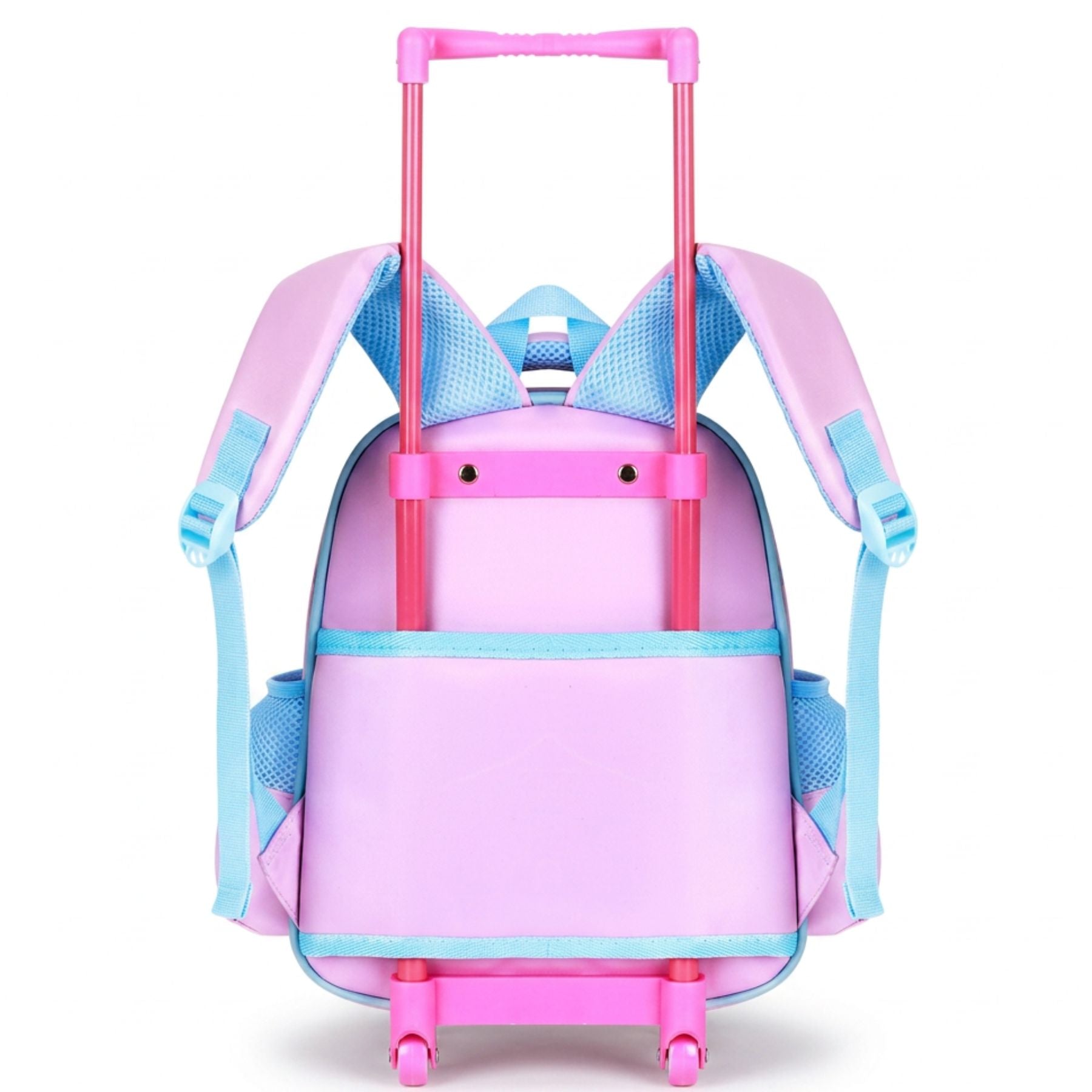 Cartable sirène à roulettes maternelle | Grande capacité | Bretelles respirantes | Tissu nylon résistant