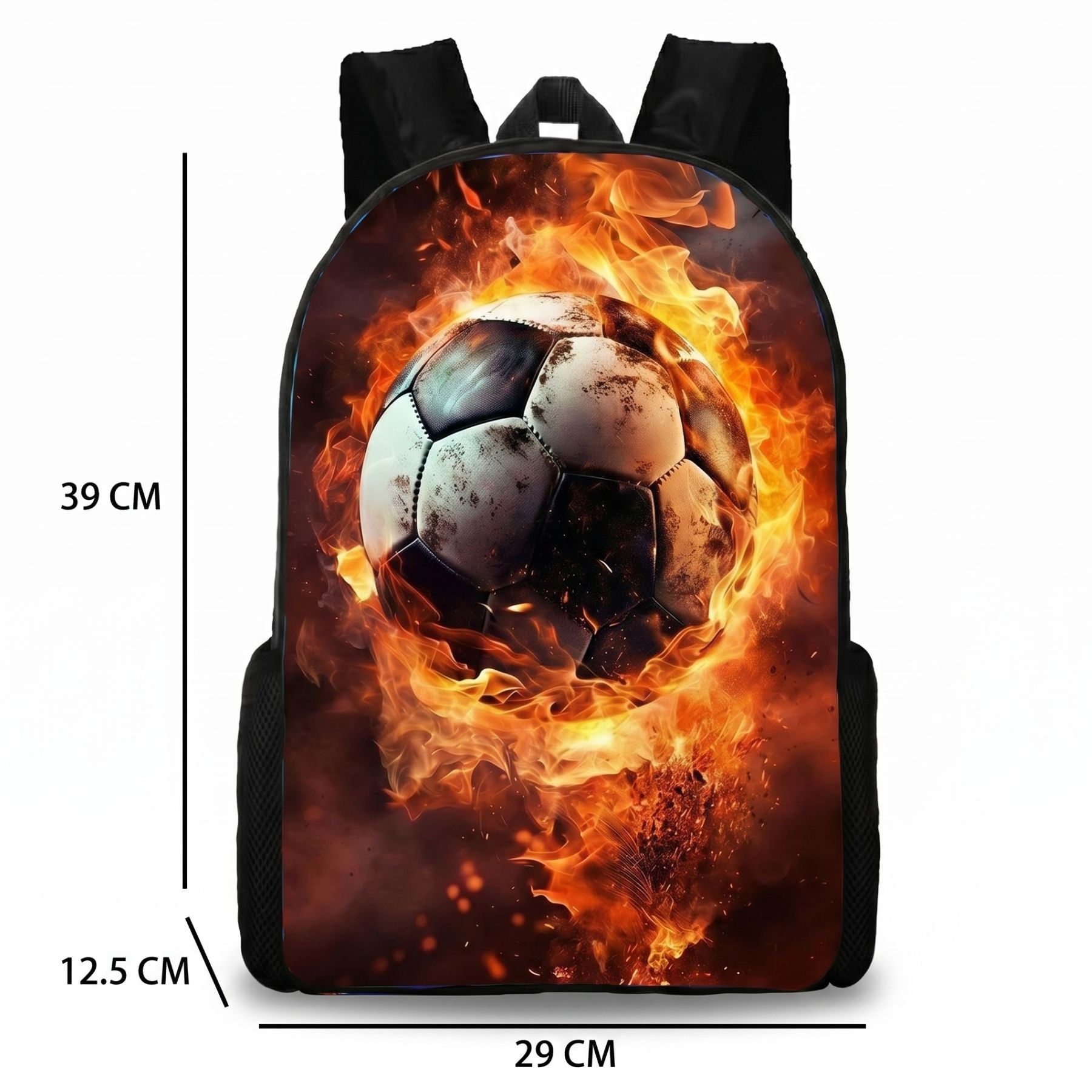 Sac à dos enfant football | Kit 3 pièces (sac + bandoulière + trousse) | Oxford résistant
