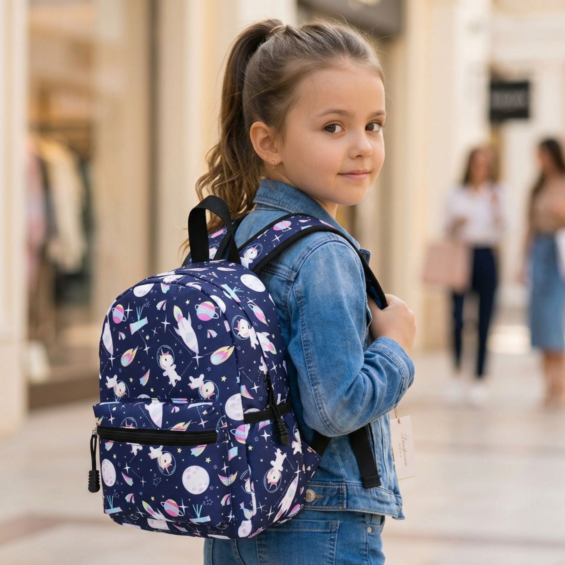 Sac à dos licorne astronaute | Tissu Oxford résistant | Port confortable