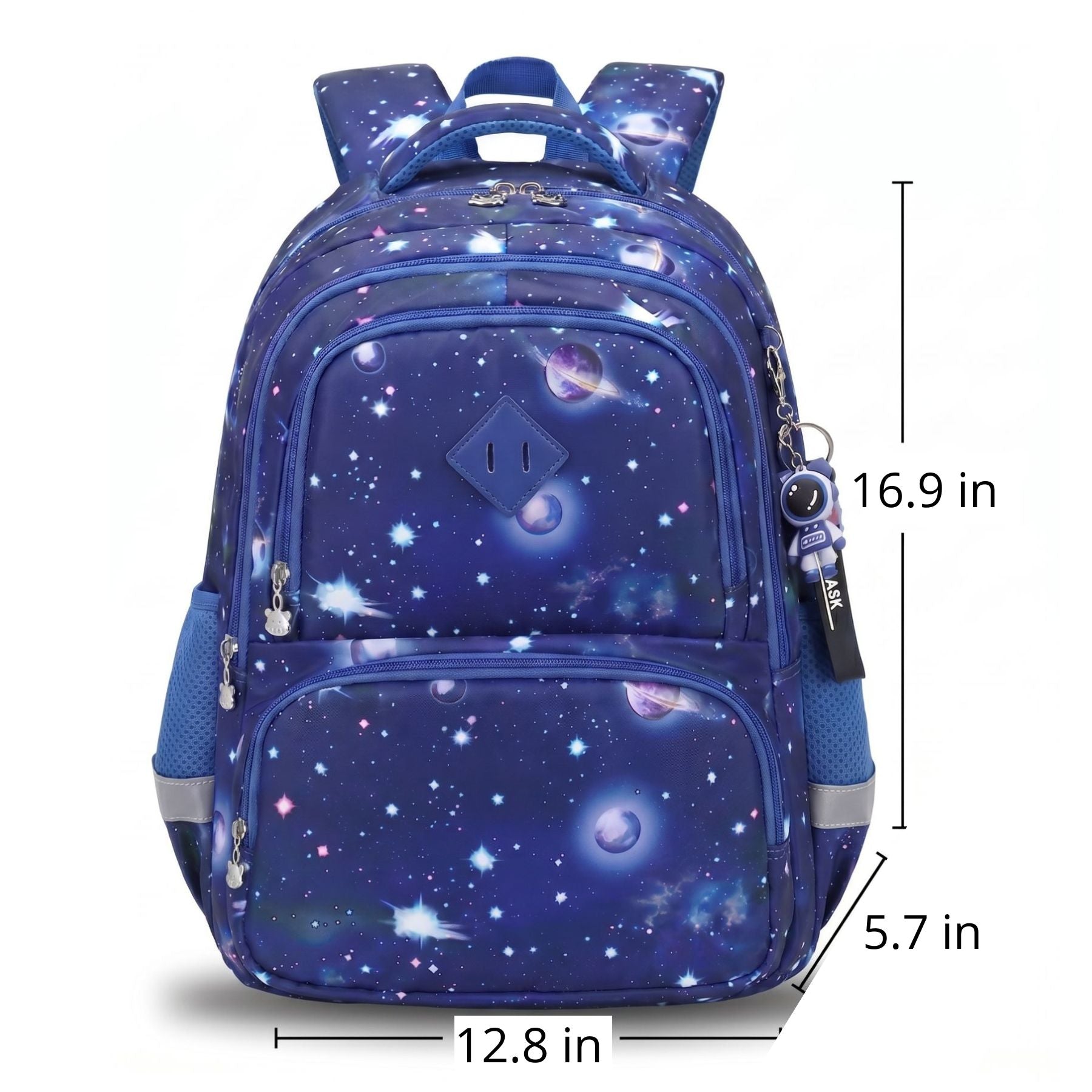 Starry Sky School Backpack | Large Capacity | Durable Oxford Fabric | Galaxy Design