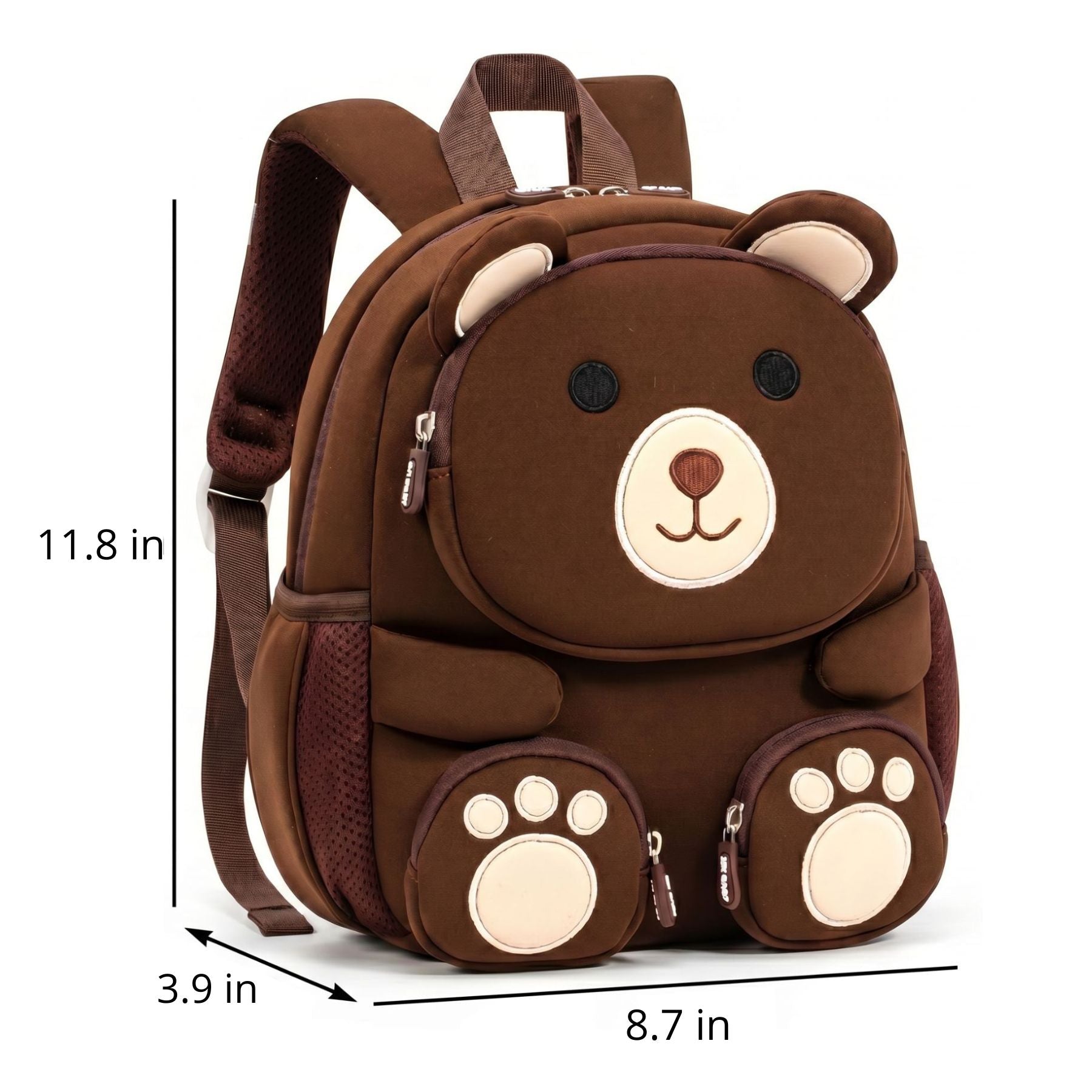 Bear Nursery Backpack | Zipped Compartments | Breathable Neoprene