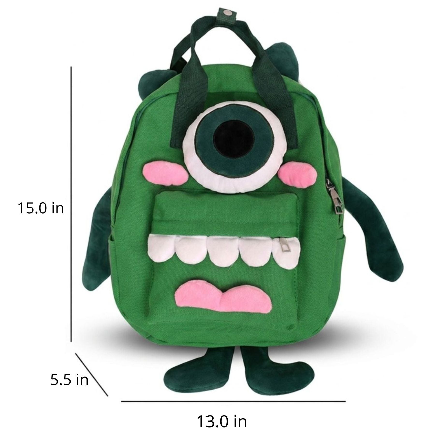 Cartoon Monster School Backpack | Large Capacity | Durable Canvas