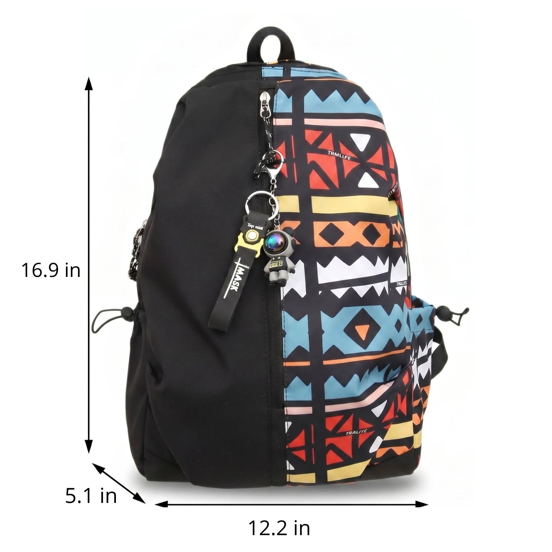Graffiti Streetwear School Backpack | Large Capacity | Waterproof Nylon