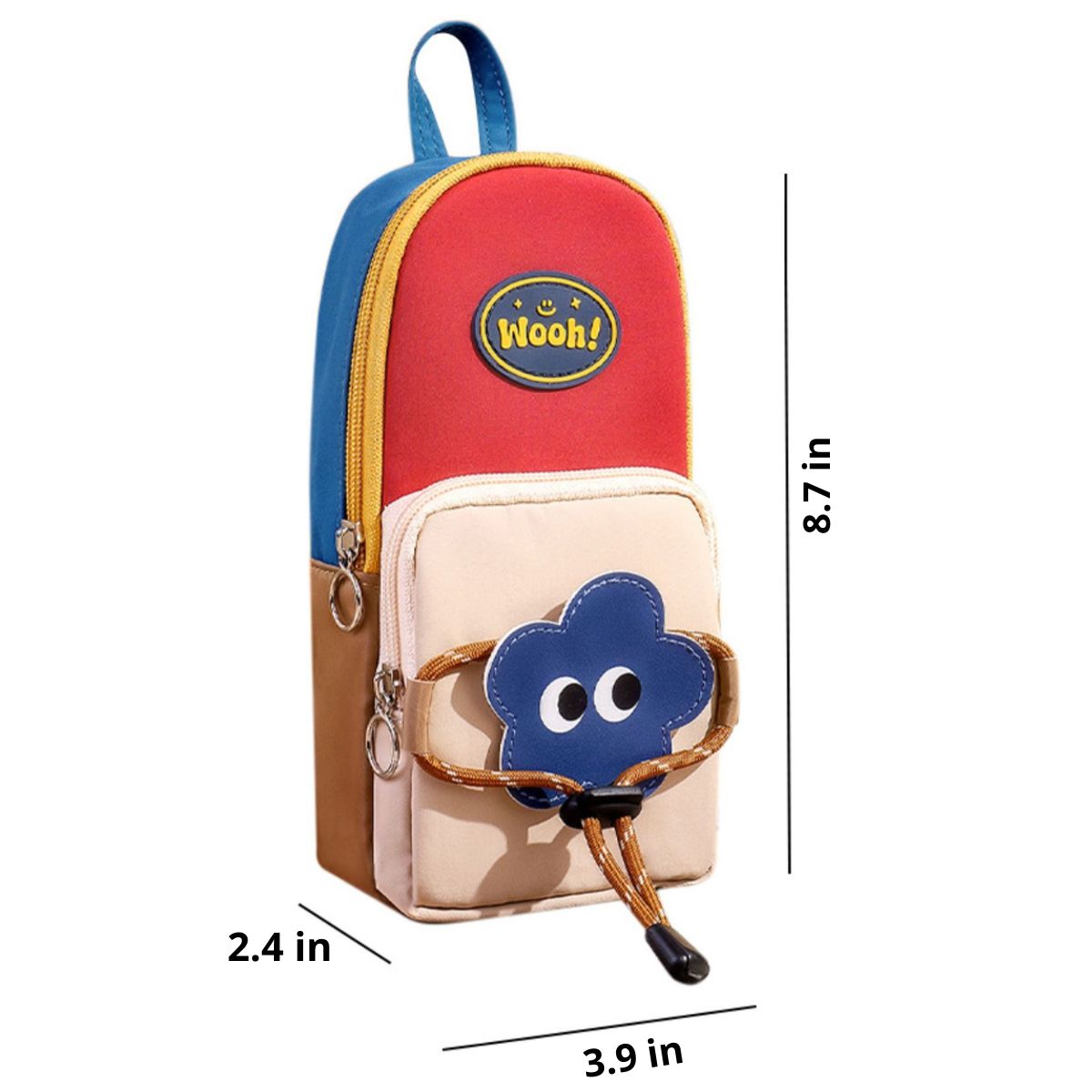 Original Backpack Pencil Case | 3D Animal Design | Large Capacity | Dual Compartment