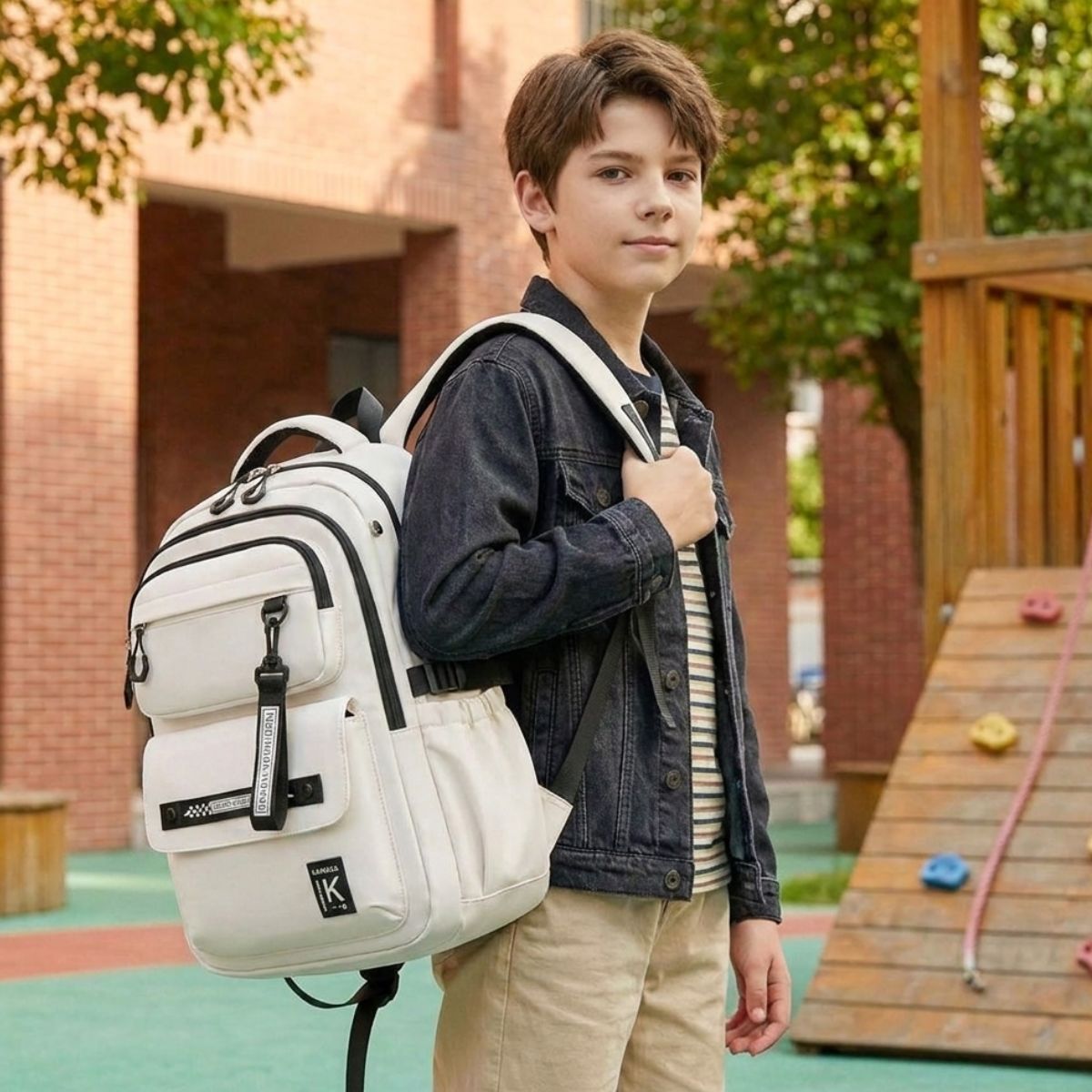 Sac scolaire unisexe | Grande capacité | Oxford imperméable