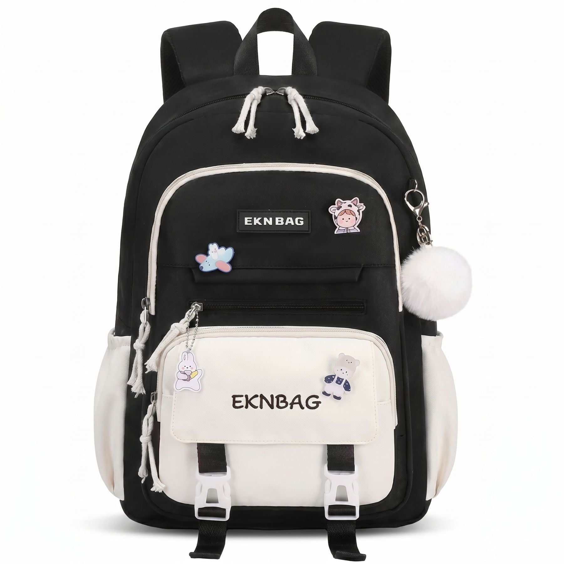 Sac scolaire Princesse Pastel | Compartiments multiples | Oxford résistant | Style kawaii