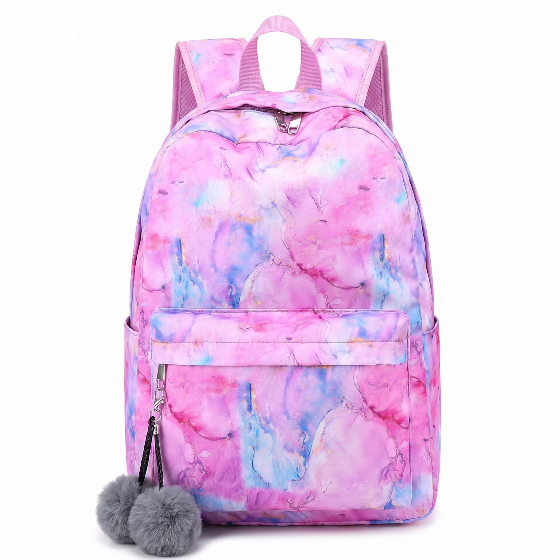 Sac à dos effet marbre | Tissu Oxford imperméable | Multiples rangements | Style tendance