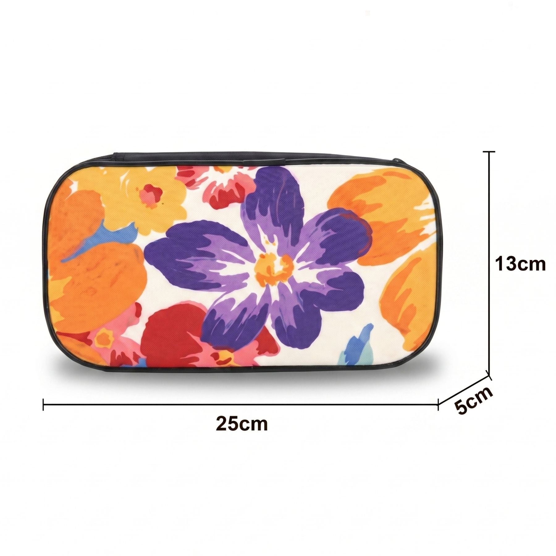 Sac à dos floral pour enfant | Ensemble 3 pièces (sac + bandoulière + trousse) | Oxford imperméable