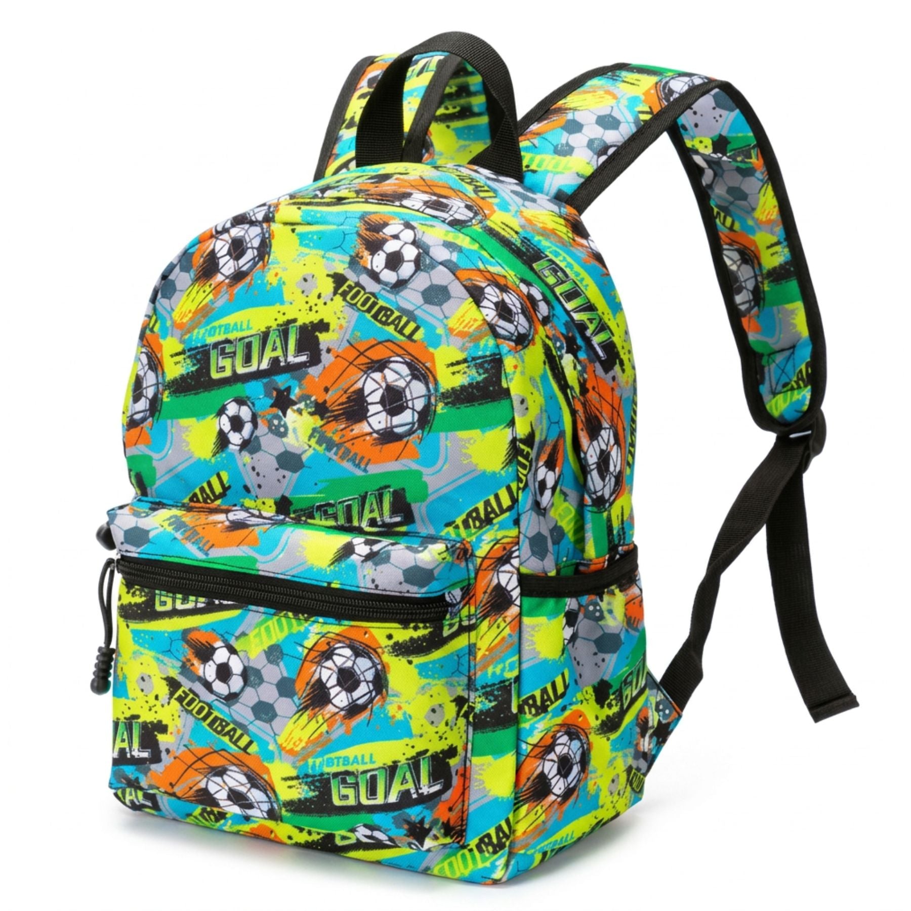 Sac à dos football multicolore | Tissu Oxford résistant | Léger et pratique | Port confortable