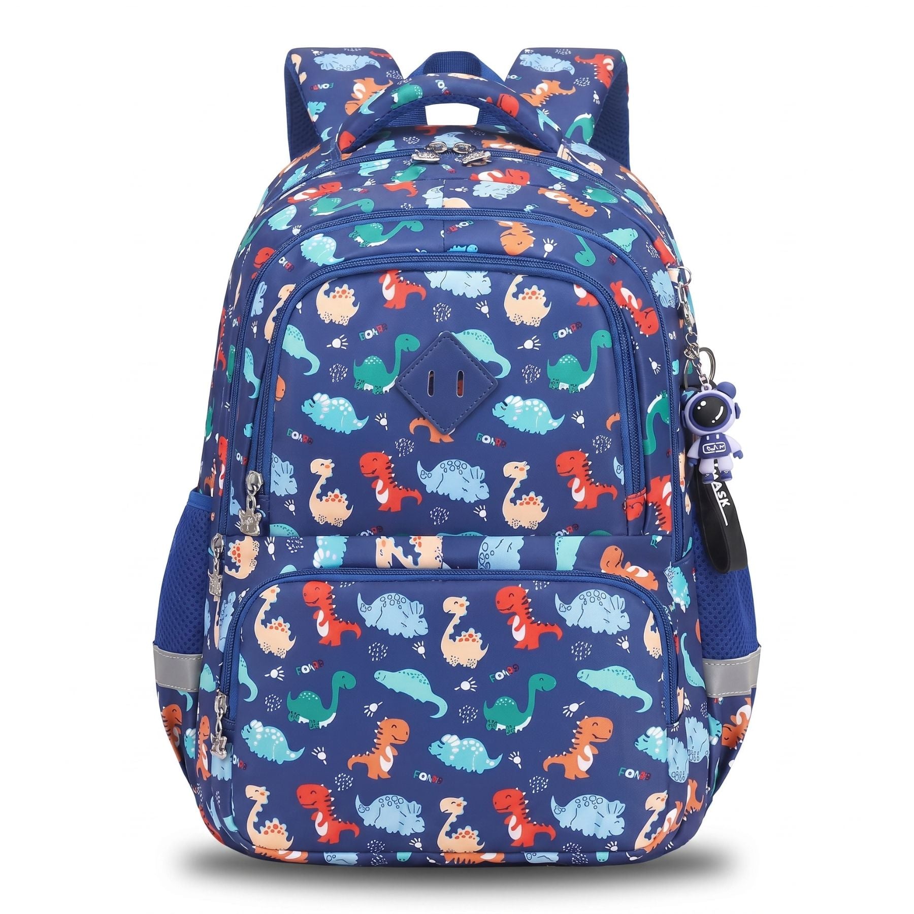 Sac à dos motif Dinosaure bleu | Grande capacité | Oxford résistant | Bretelles confortables
