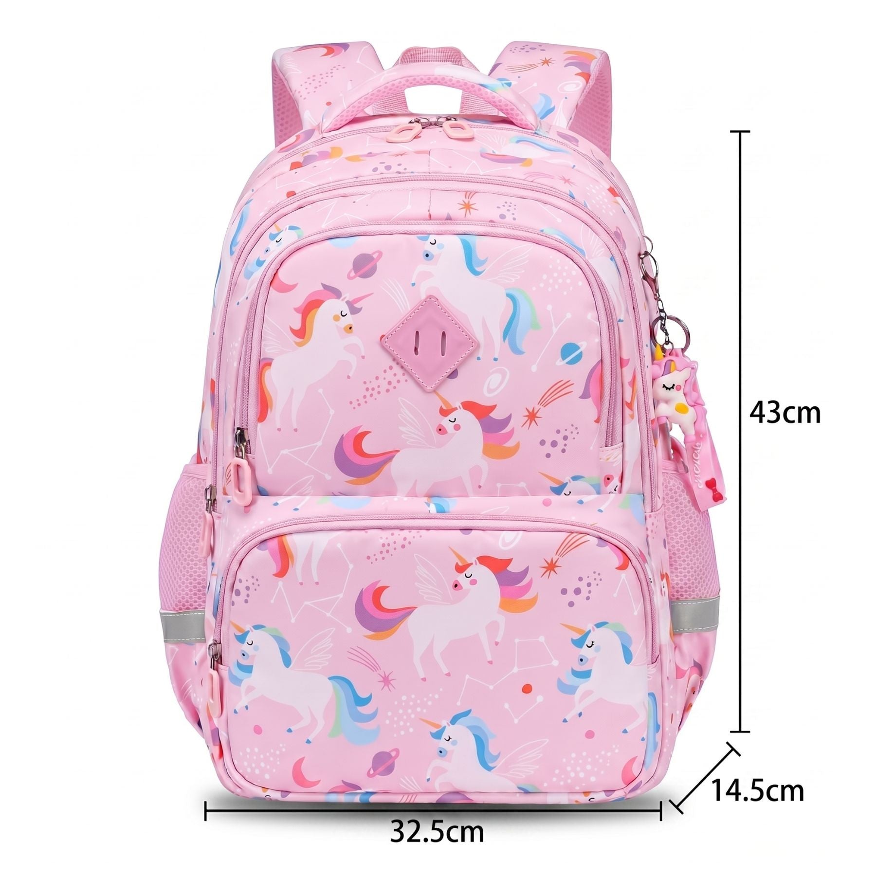 Sac à dos motif Licorne | Grande capacité | Oxford résistant | Bretelles confortables