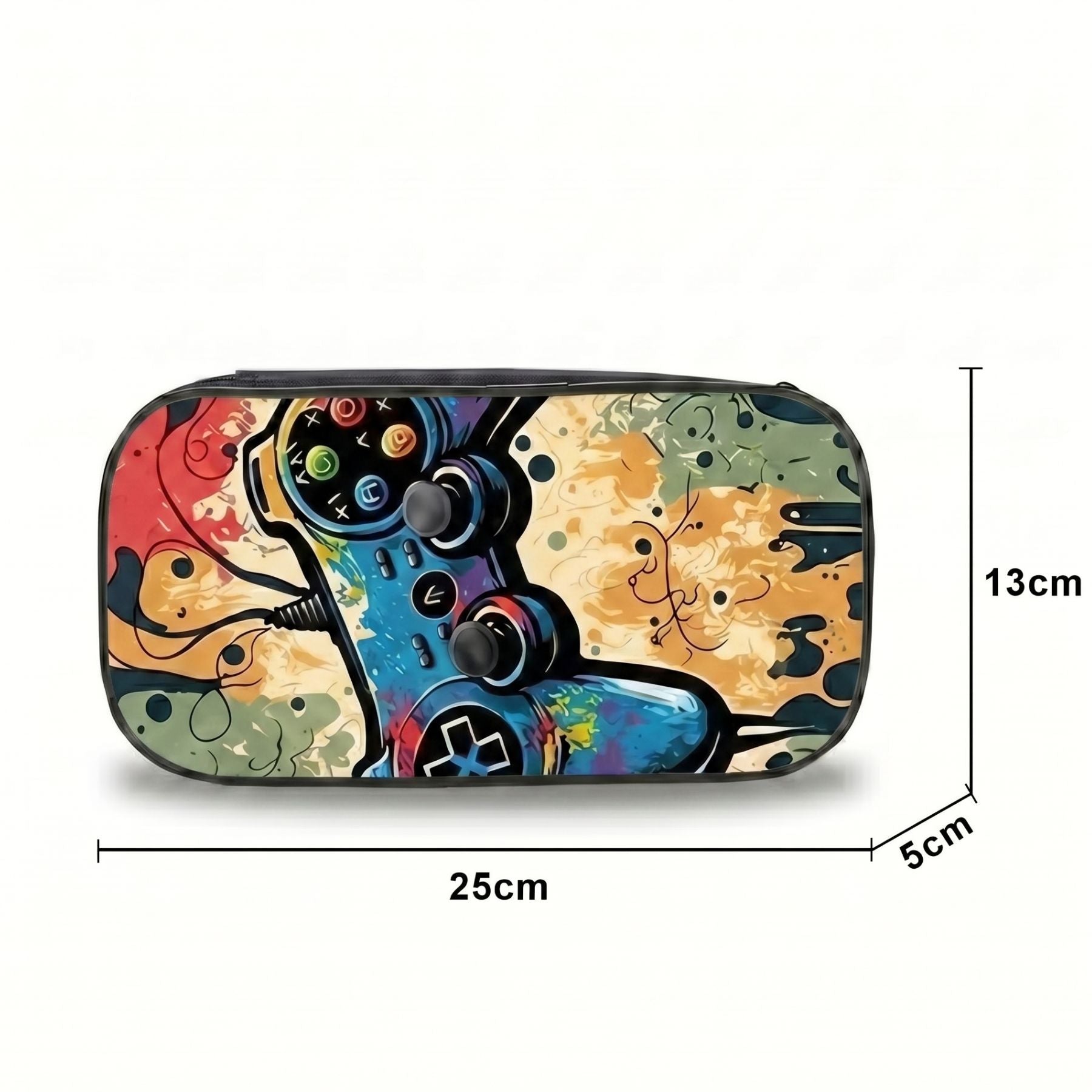 Sac à dos motif gaming manette | Ensemble 3 pièces (sac + lunch bag + trousse) | Oxford résistant