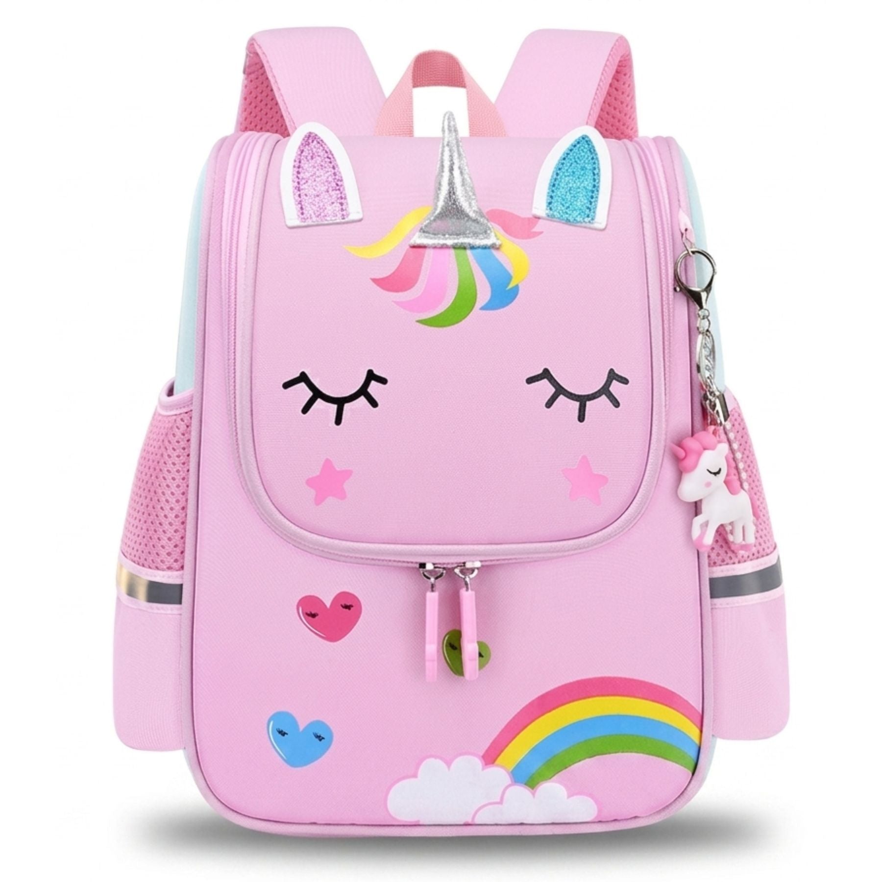 Sac à dos pour enfant licorne pastel | Tissu Oxford résistant | Bretelles respirantes