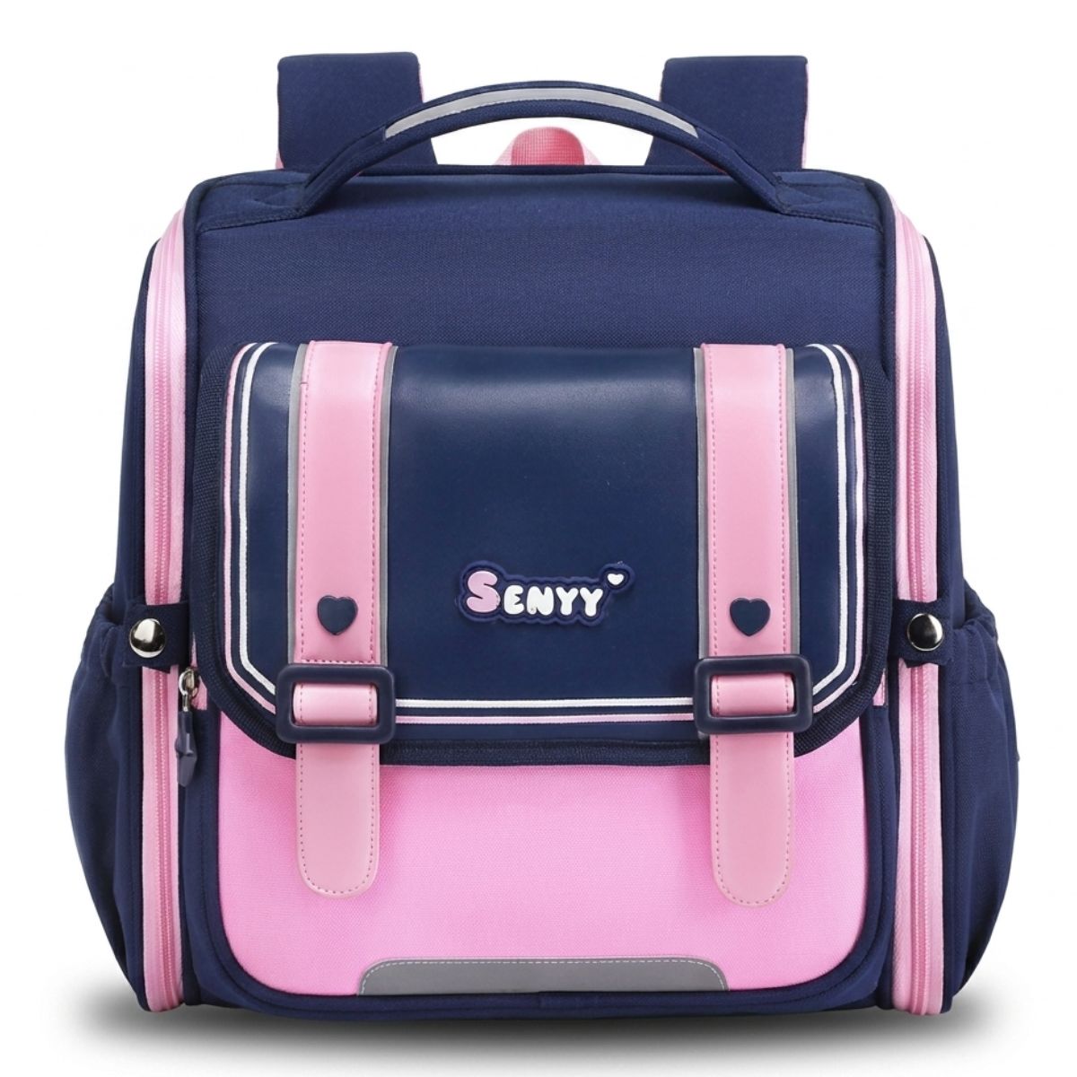 Sac à dos scolaire preppy | Compartiments spacieux | Oxford imperméable