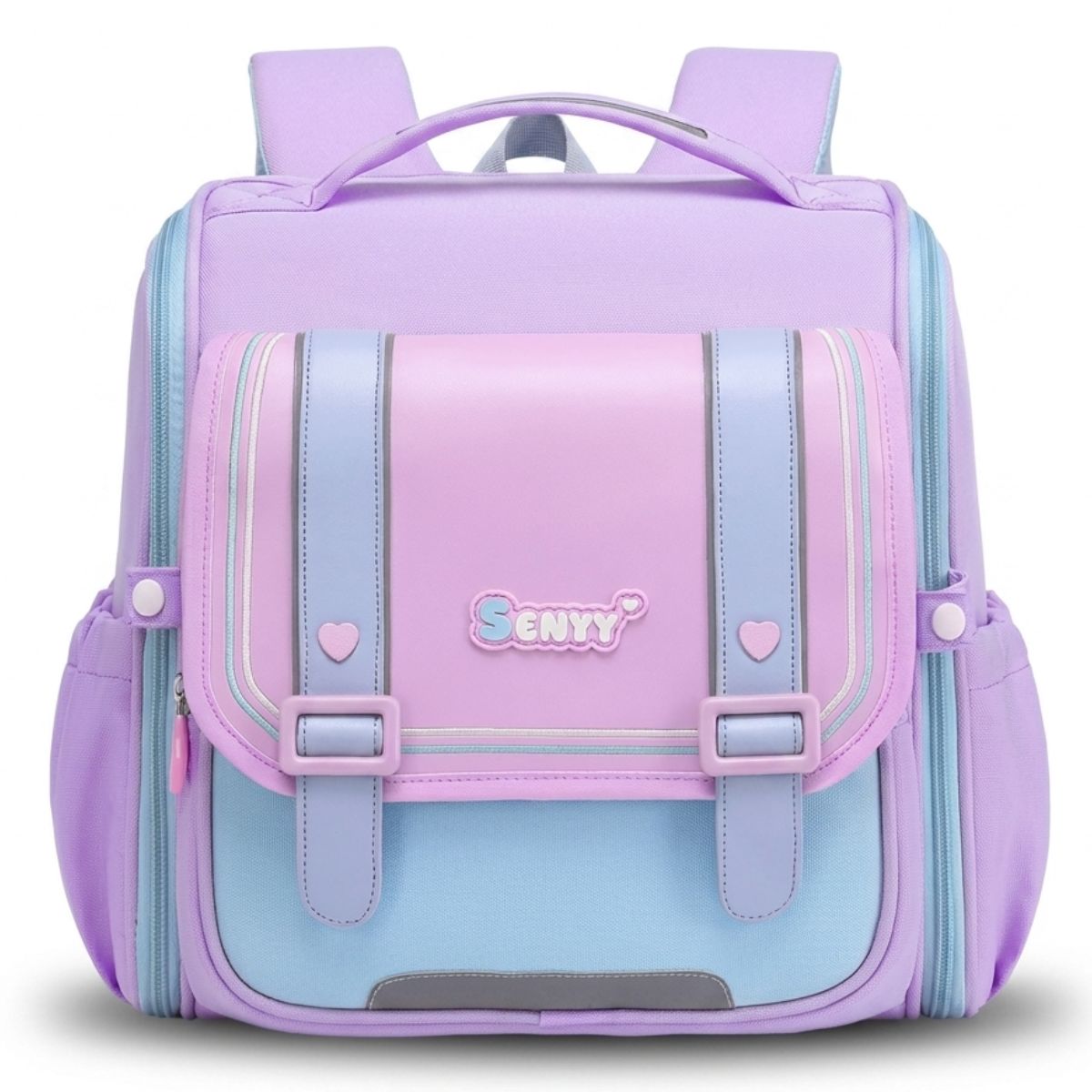 Sac à dos scolaire preppy | Compartiments spacieux | Oxford imperméable