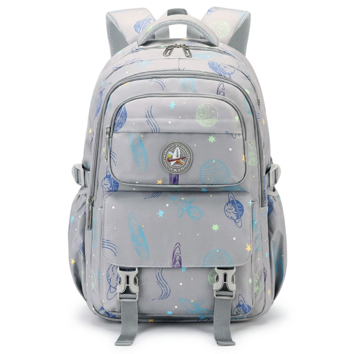 Sac à dos scolaire spatial | Multiples compartiments | Oxford imperméable
