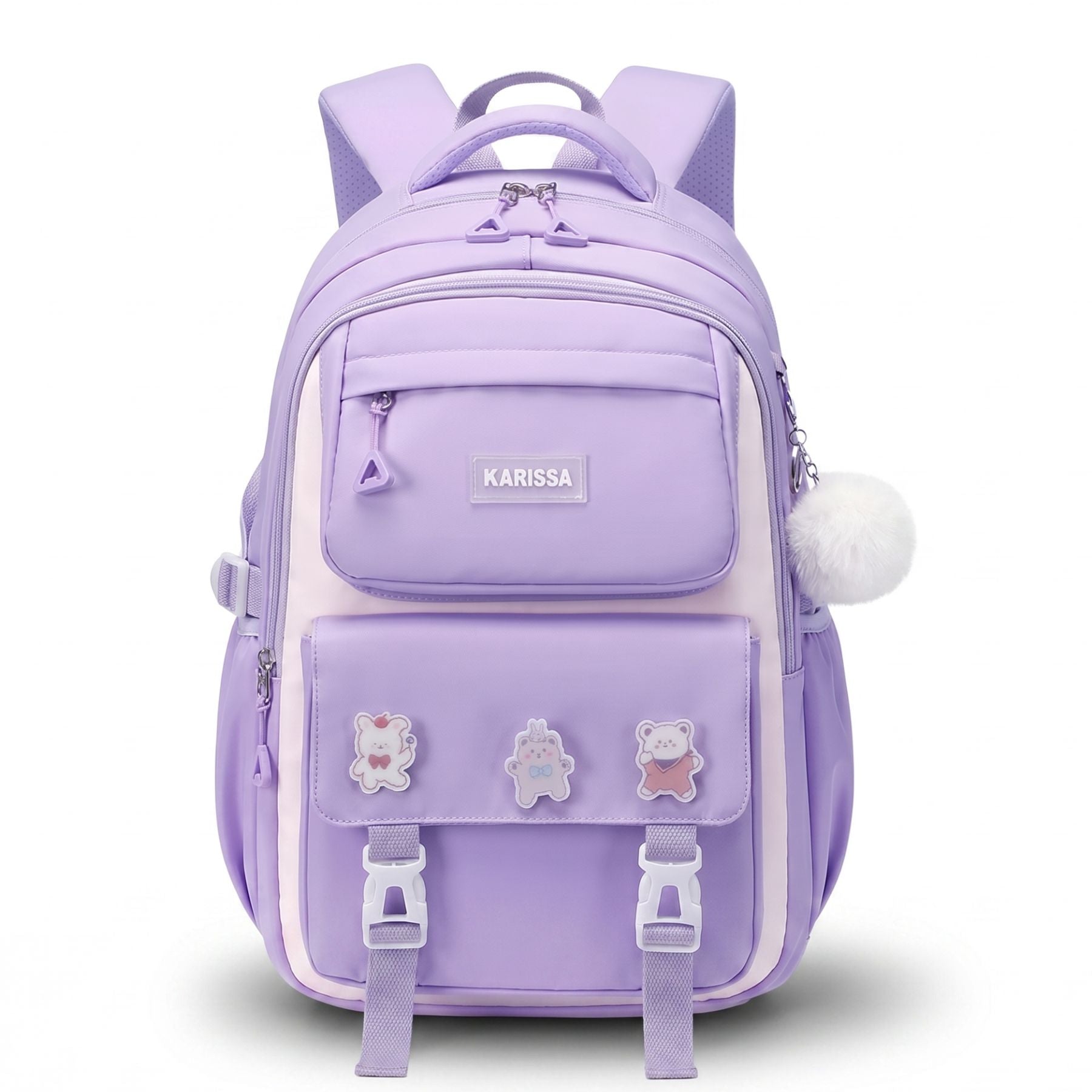 Sac scolaire Kawaii KARISSA | Grande capacité | Oxford résistant | Bretelles confortables