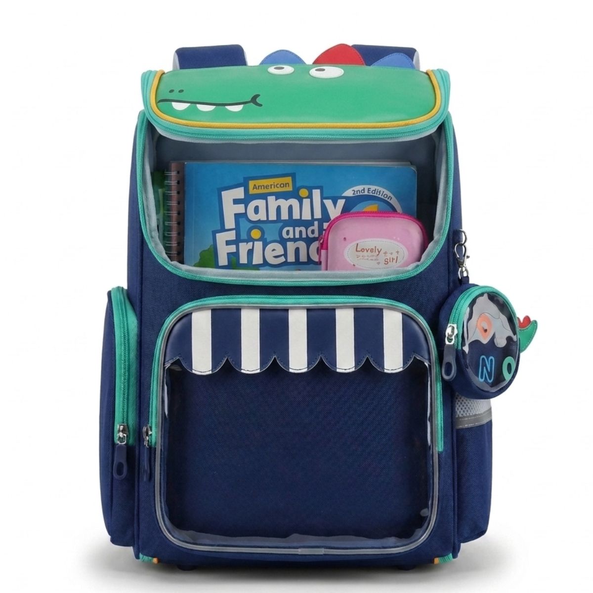Sac scolaire dinosaure | Oxford résistant | Grande capacité | Confort quotidien
