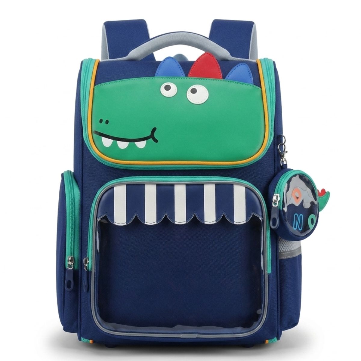 Sac scolaire dinosaure | Oxford résistant | Grande capacité | Confort quotidien