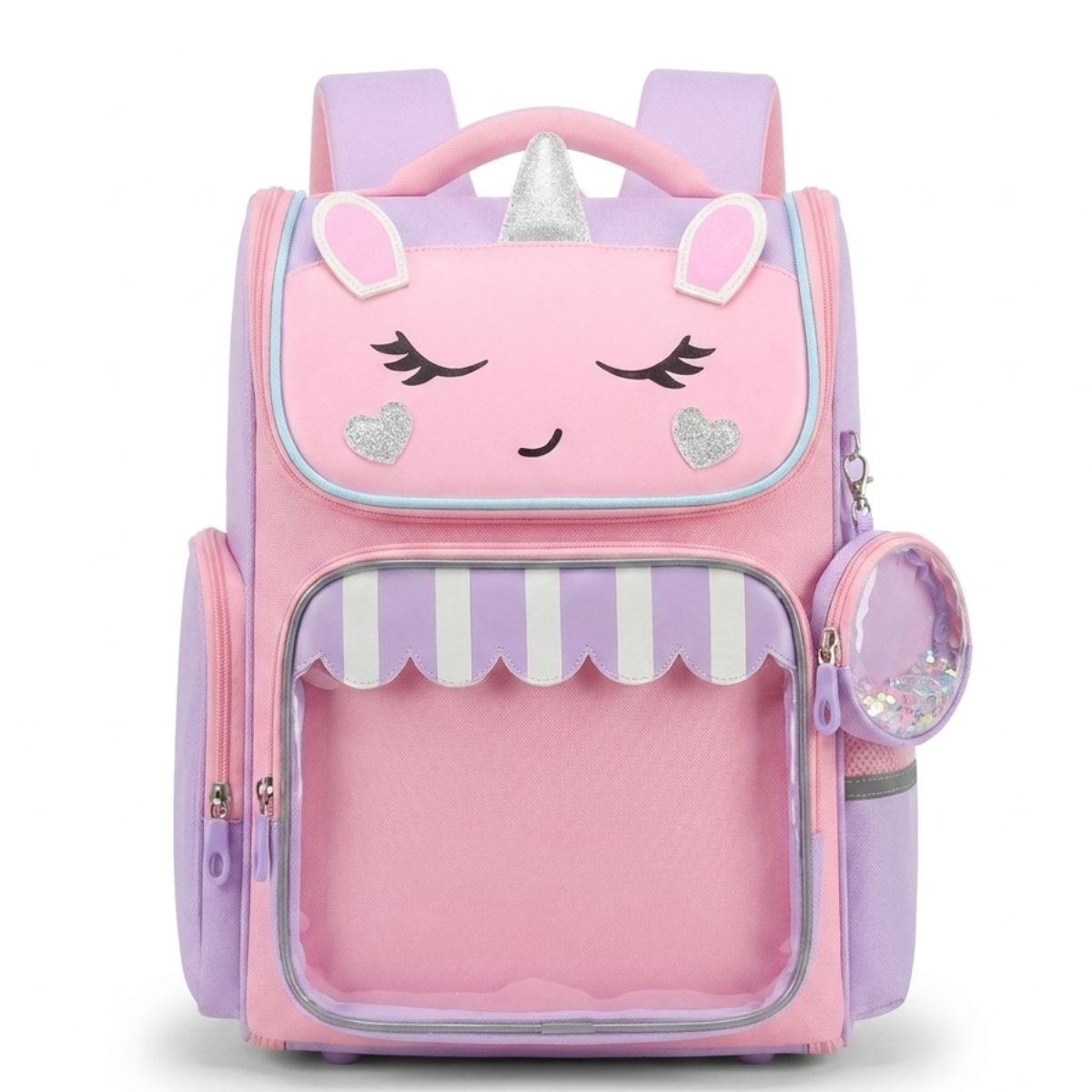Sac scolaire licorne pour fille | Oxford résistant | Grande capacité | Confort quotidien