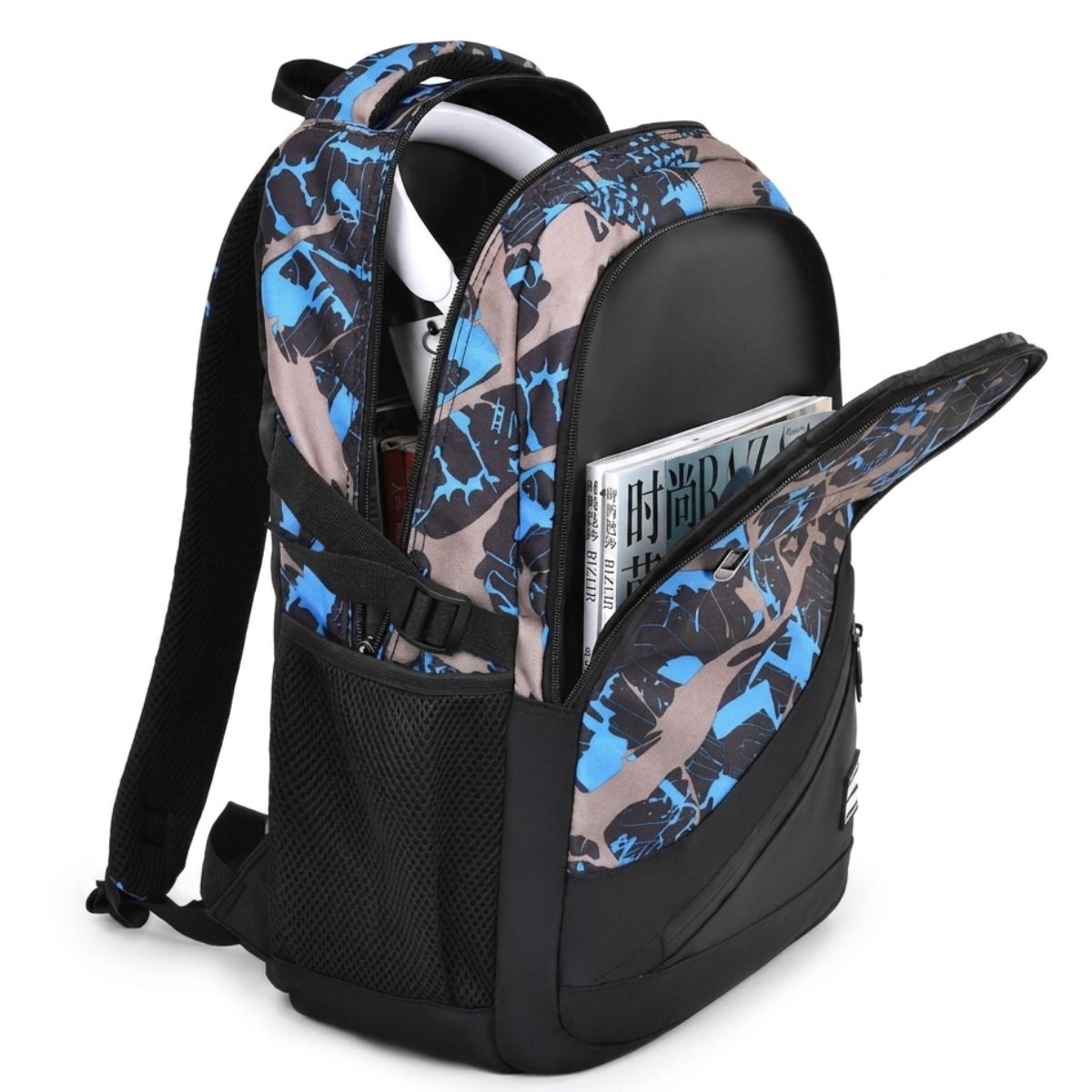 Sac scolaire streetwear pour garçon | Grande capacité | Polyester résistant | Tissu imperméable