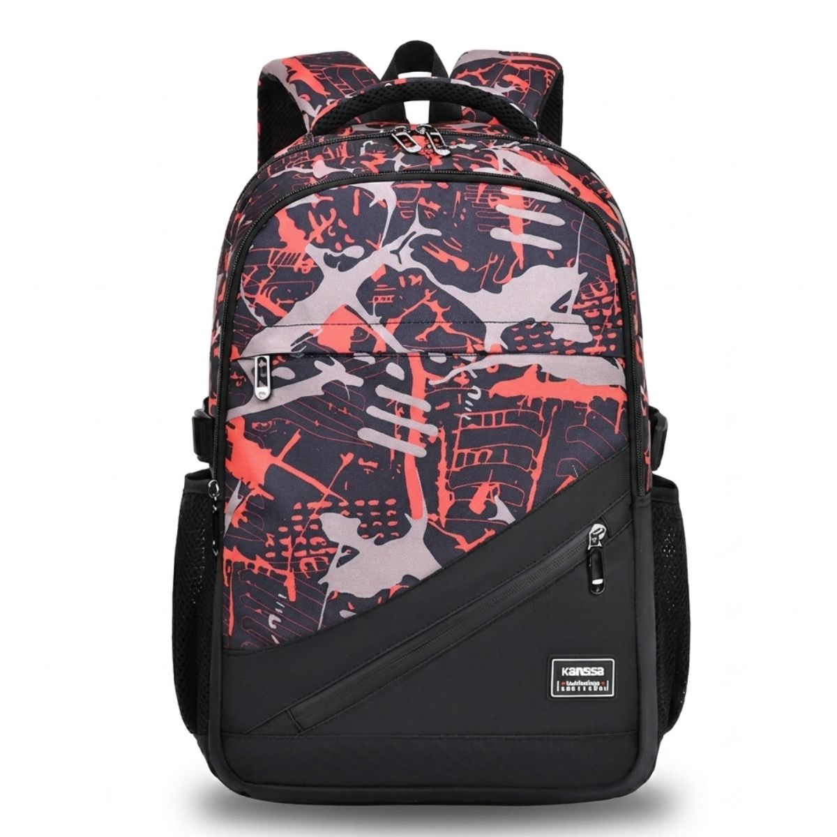 Sac scolaire streetwear pour garçon | Grande capacité | Polyester résistant | Tissu imperméable