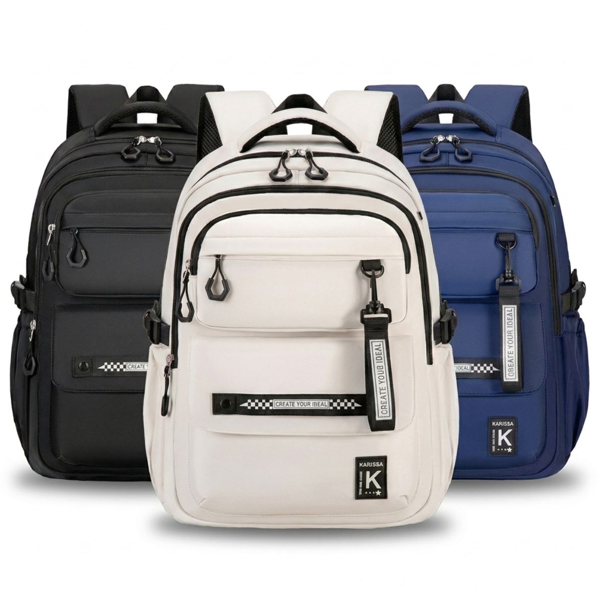 Sac scolaire unisexe | Grande capacité | Oxford imperméable