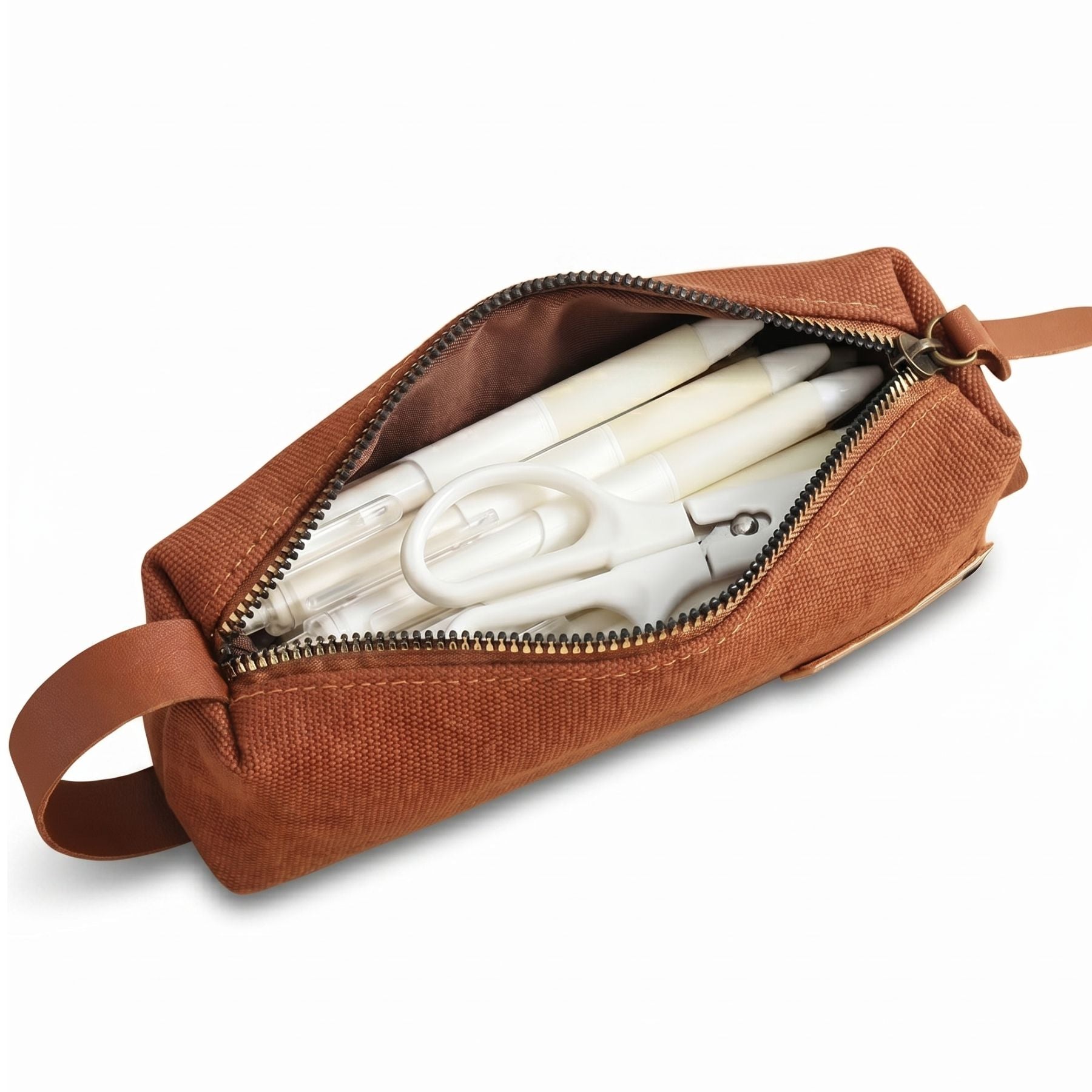 Trousse étudiant minimaliste | Toile résistante | Grande capacité | Rangement pratique et durable