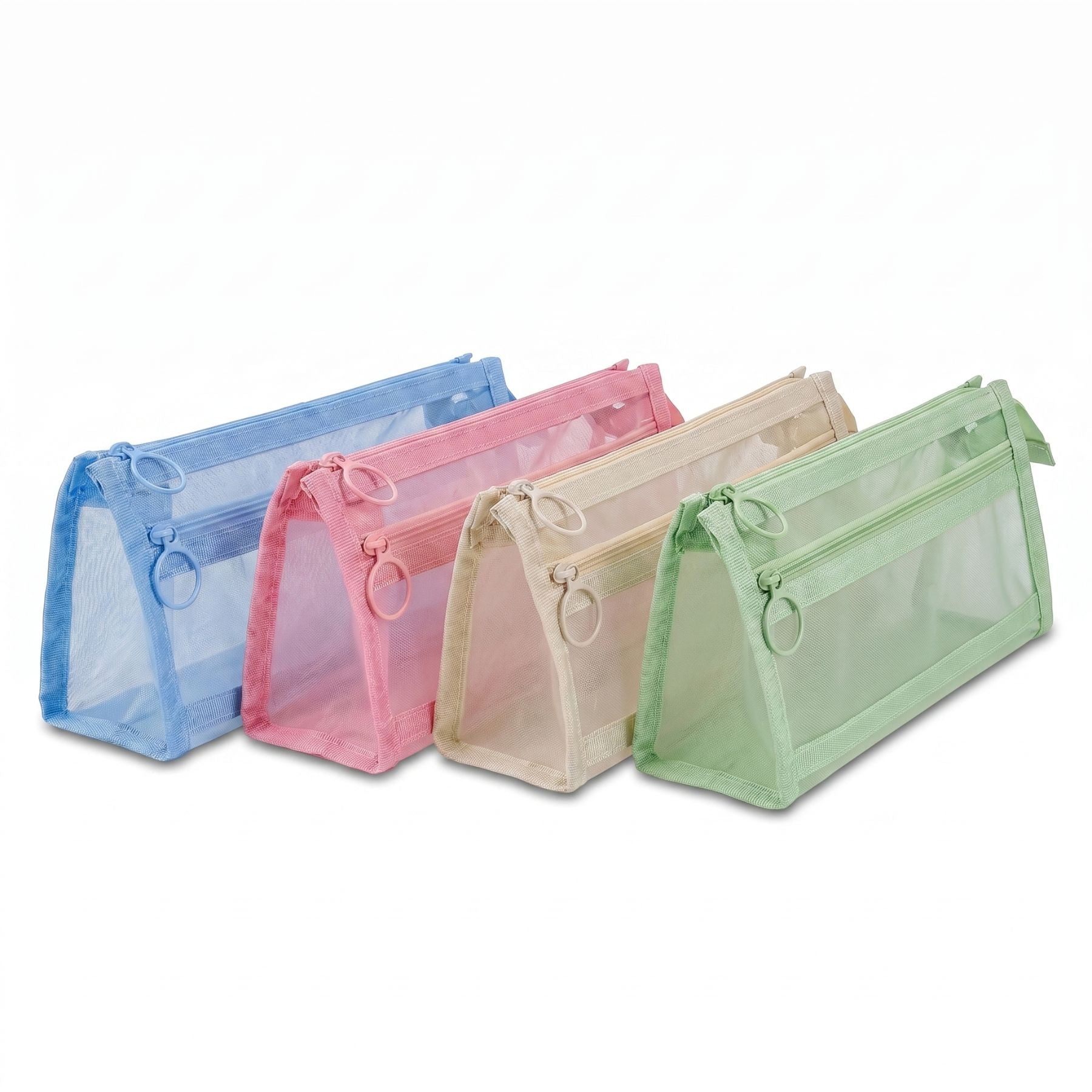 Trousse scolaire transparente | Double compartiment | Grande capacité | Visualisation rapide du contenu
