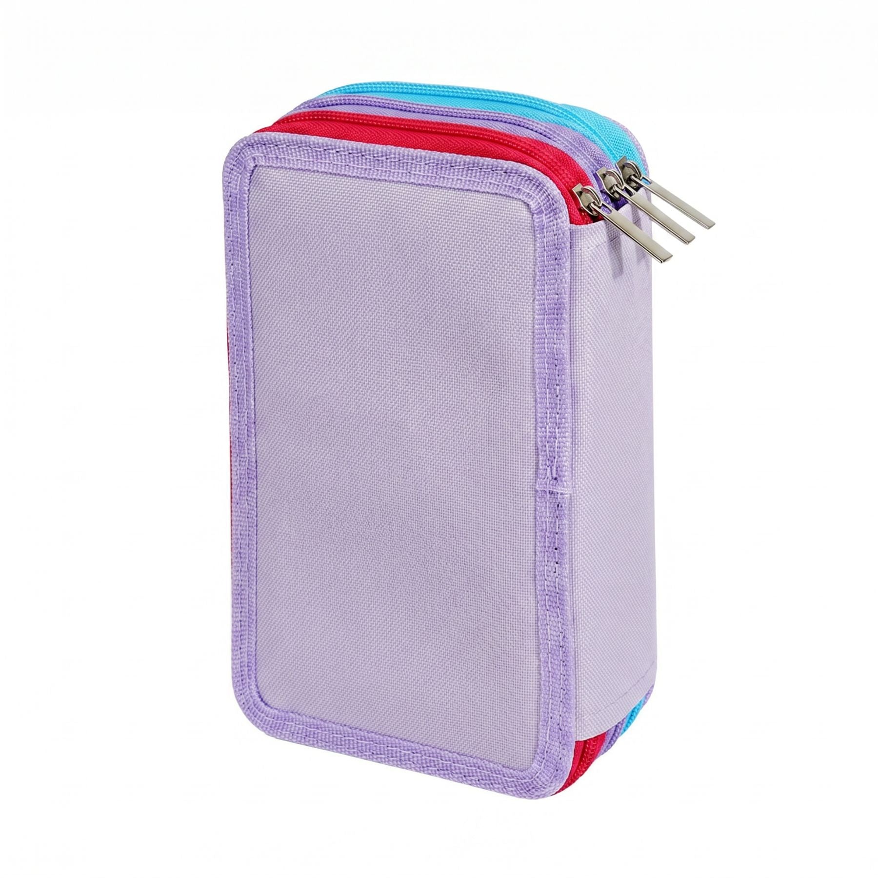 Trousse à Crayons Fille Petite Sirène | Triple Compartiments Grande Capacité | Effet Pailleté Magique