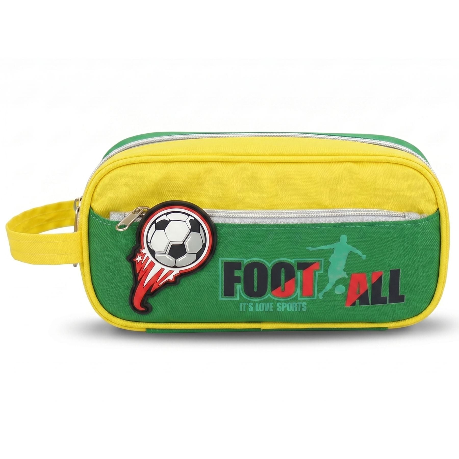 Football Pencil Case | Large Capacity | Multiple Compartments | Practical Organised Storage