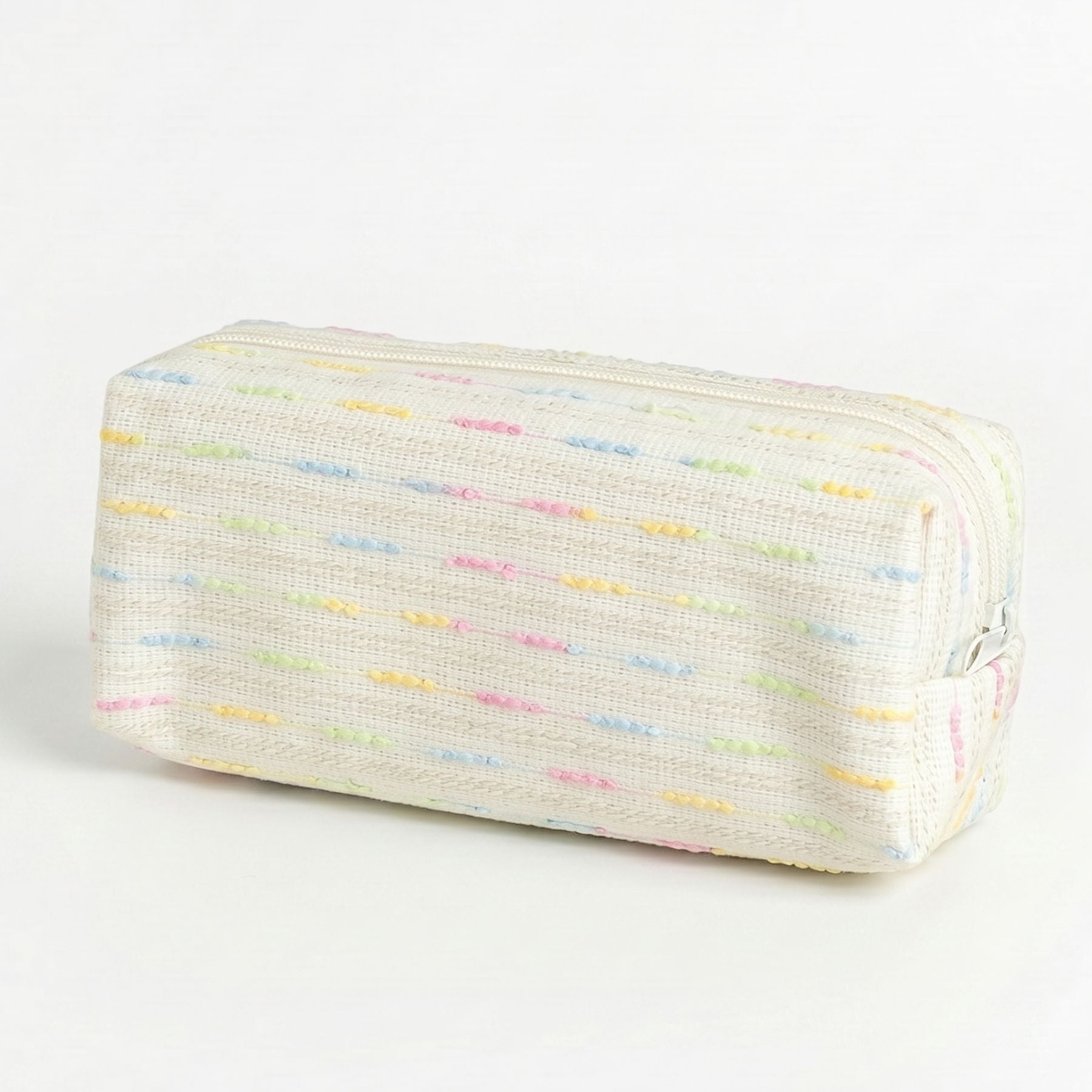 Trousse de rangement | Tissu polyester texturé | Grande ouverture | Accès rapide aux stylos
