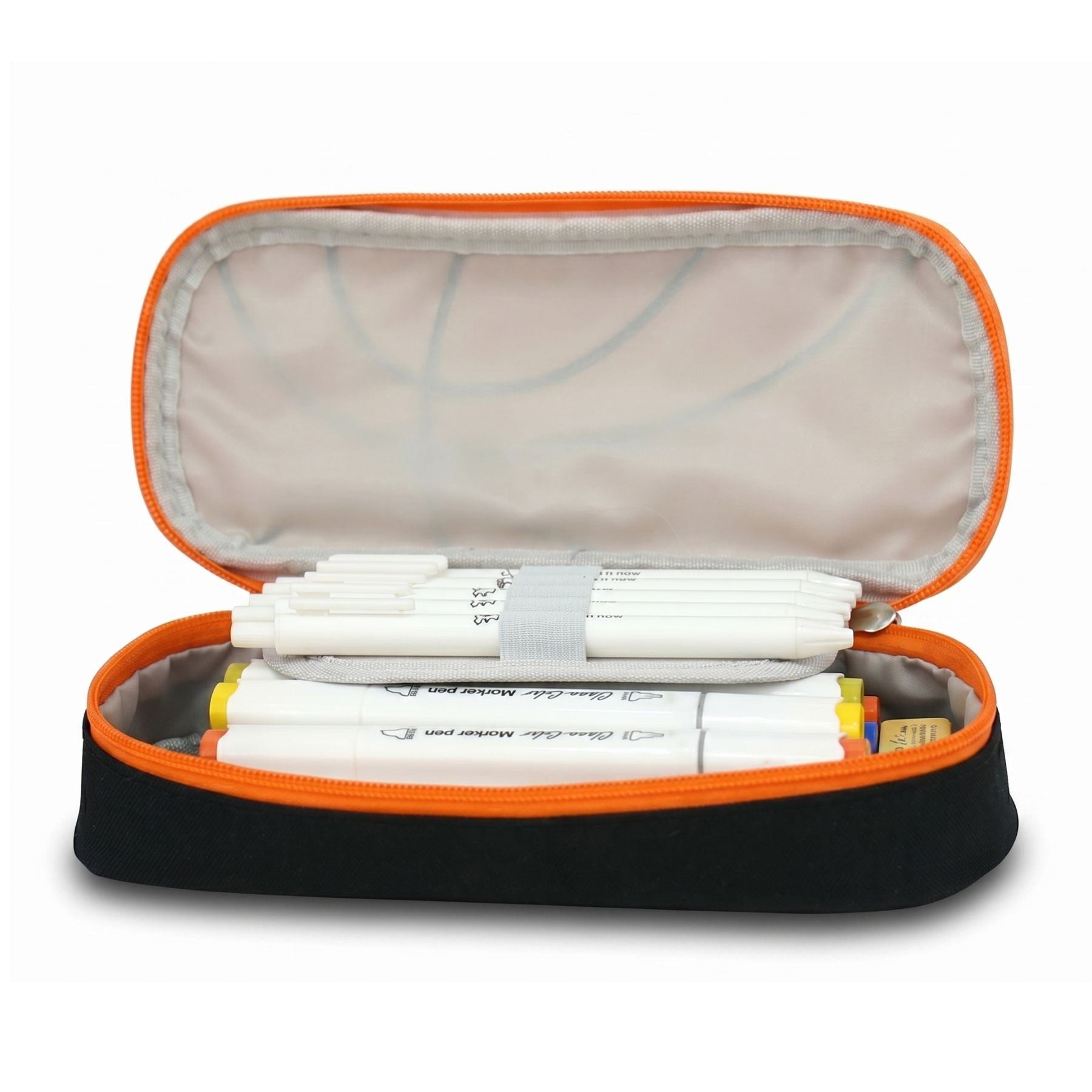 Trousse scolaire basketball | Tissu Oxford résistant | Grande capacité zippée | Organisation pratique au quotidien