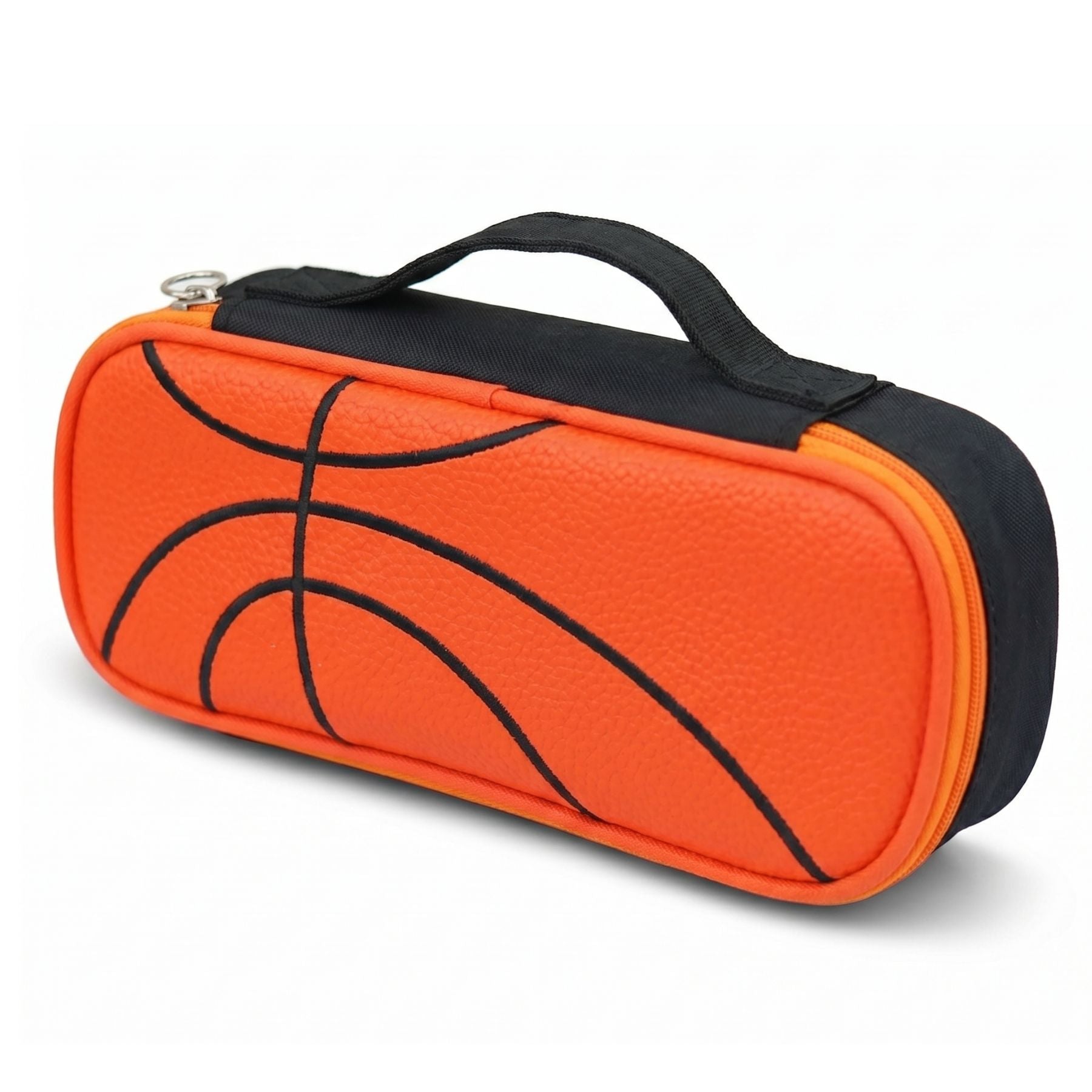 Trousse scolaire basketball | Tissu Oxford résistant | Grande capacité zippée | Organisation pratique au quotidien