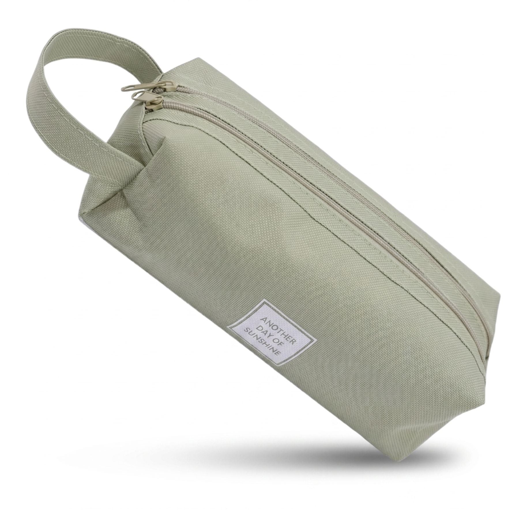 Double Compartment School Pencil Case | Large Capacity | Durable Oxford Fabric