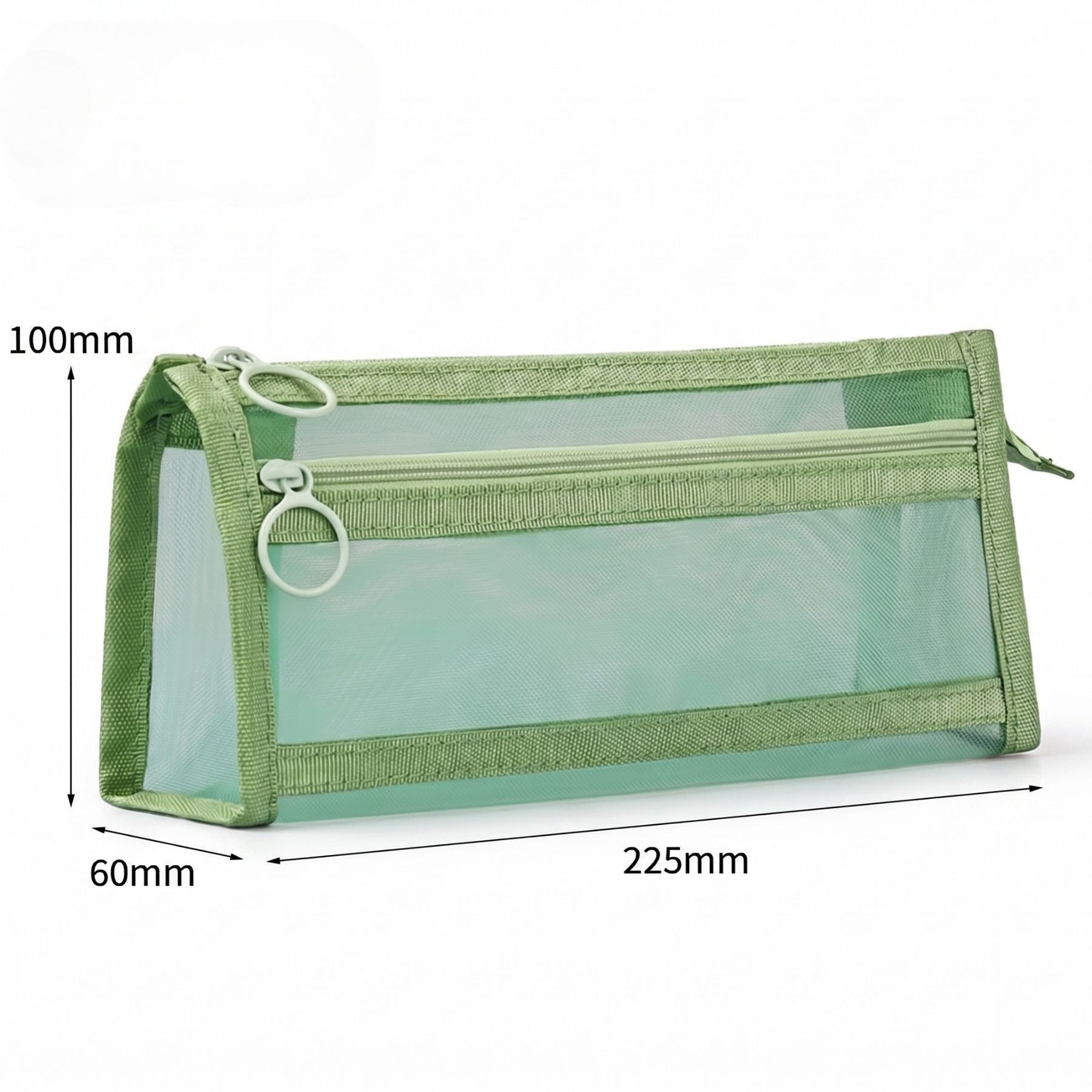 Trousse scolaire transparente | Double compartiment | Grande capacité | Visualisation rapide du contenu