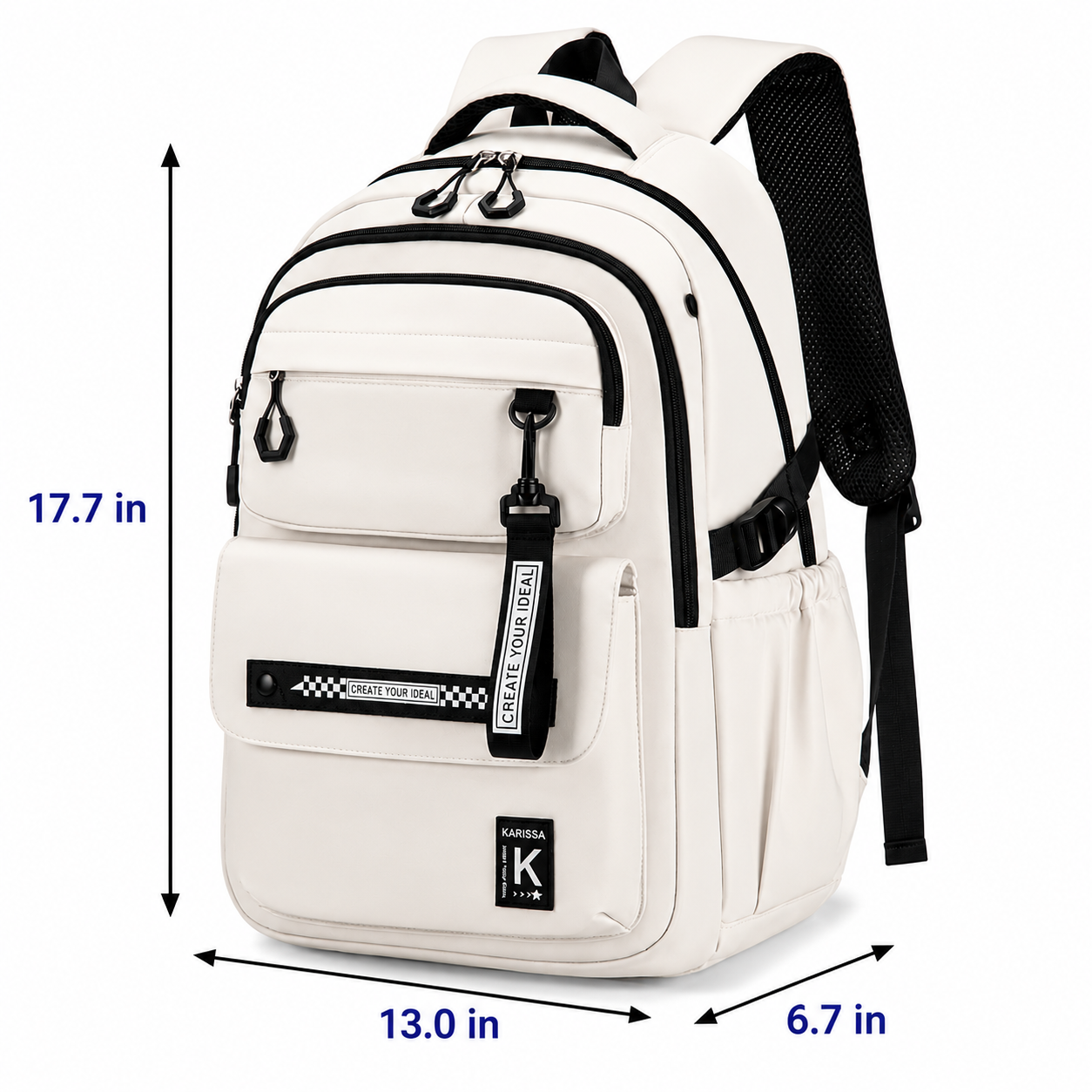 Unisex School Backpack | Large Capacity | Waterproof Oxford Fabric