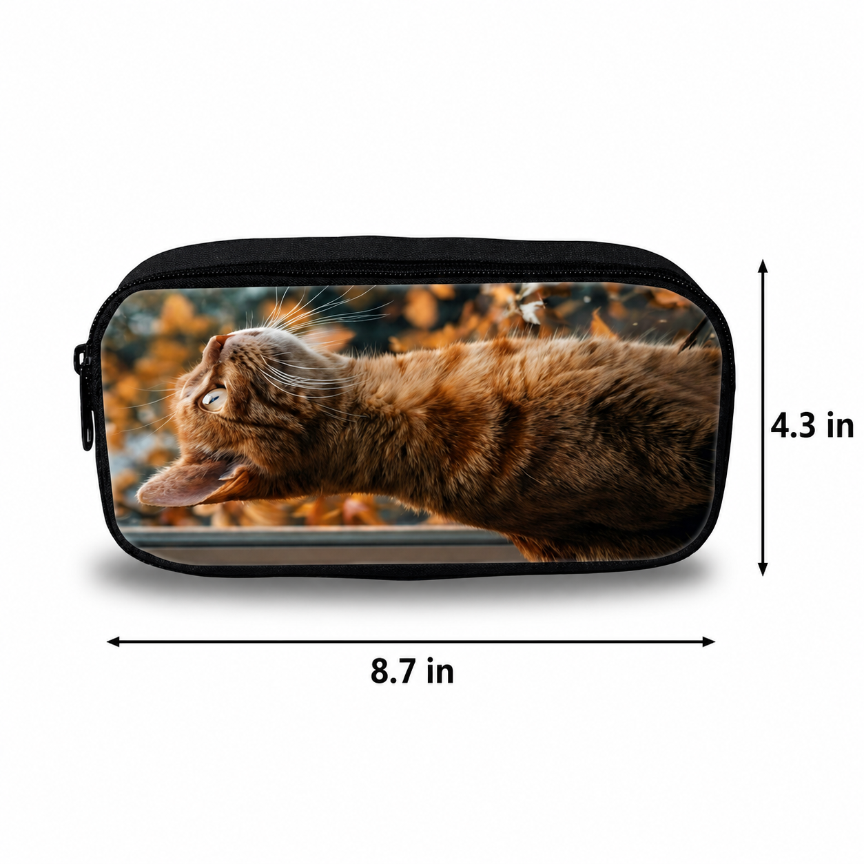 Cat Backpack | 3-Piece School Set (Backpack + Shoulder Bag + Pencil Case) | Durable Polyester