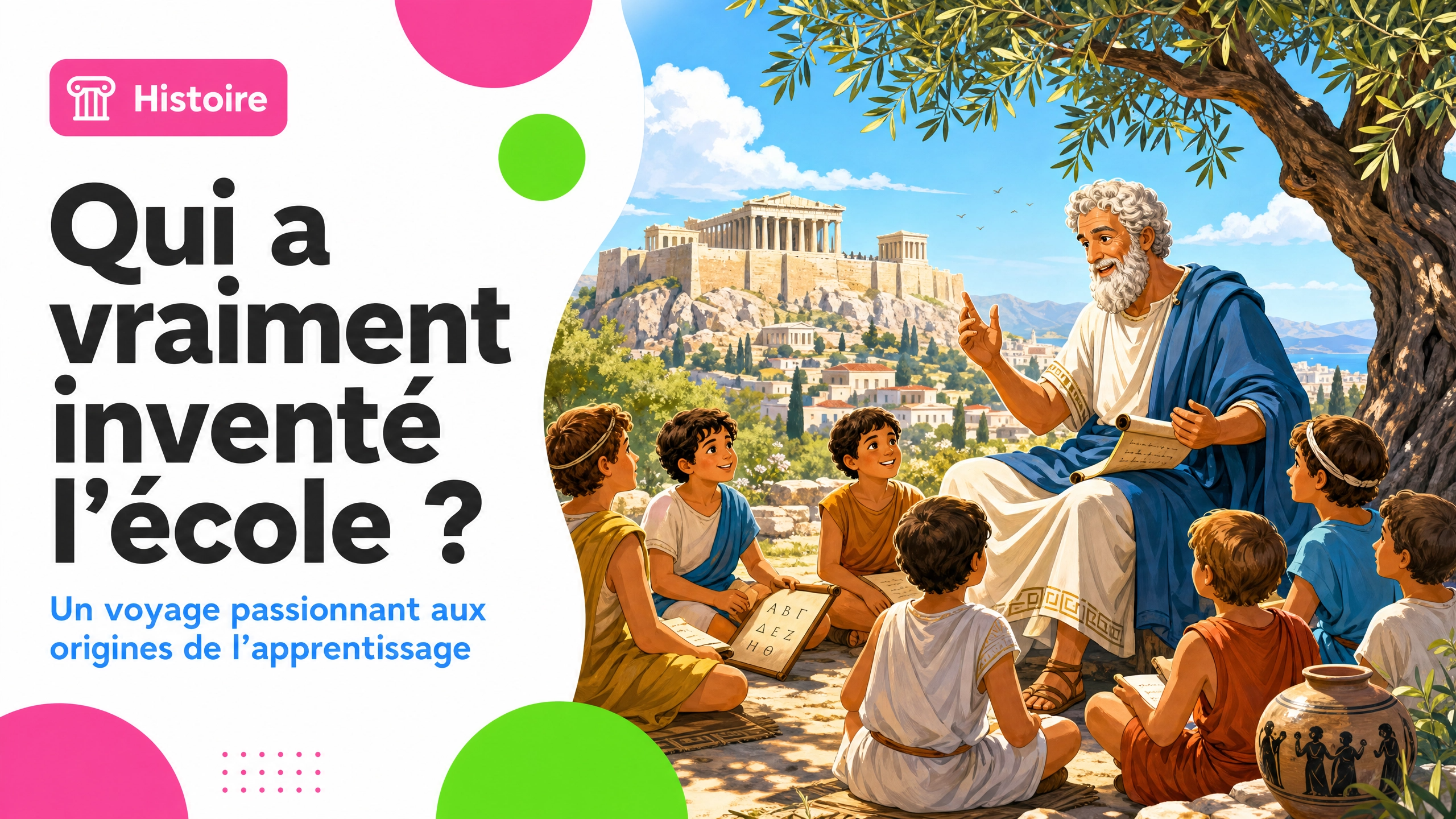Qui a vraiment inventé l'école ? L'histoire d'une idée folle