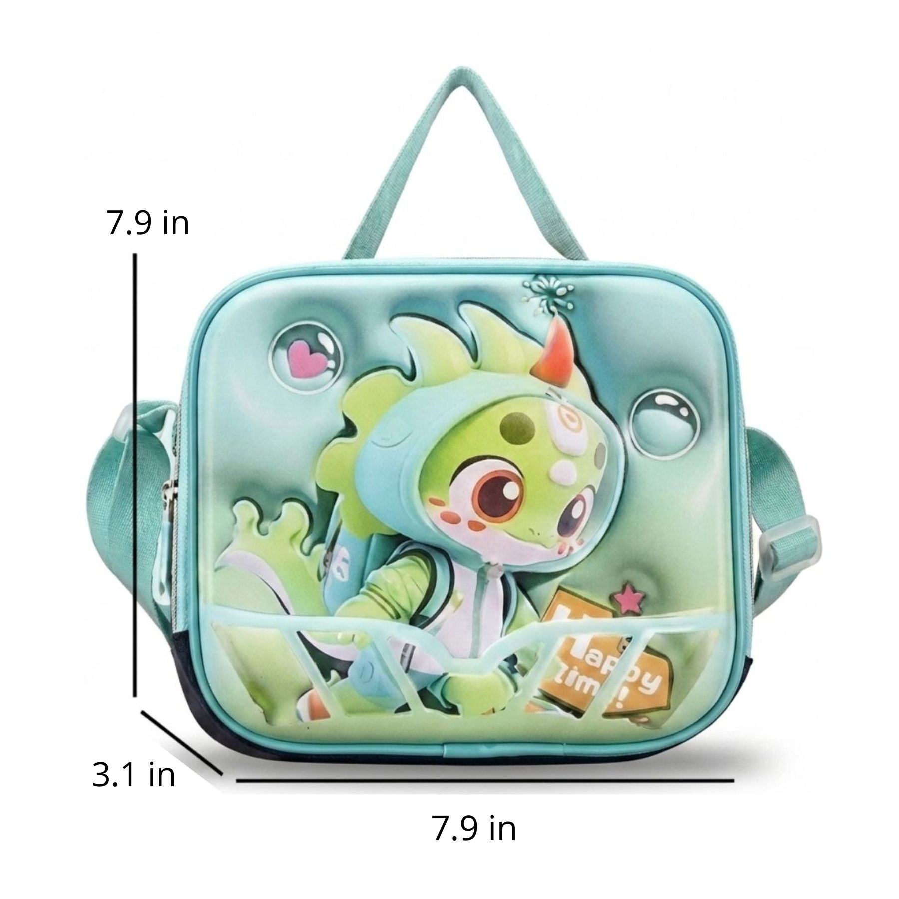Dinosaur Rolling School Backpack Set | 3-Piece Set | Durable Oxford Fabric